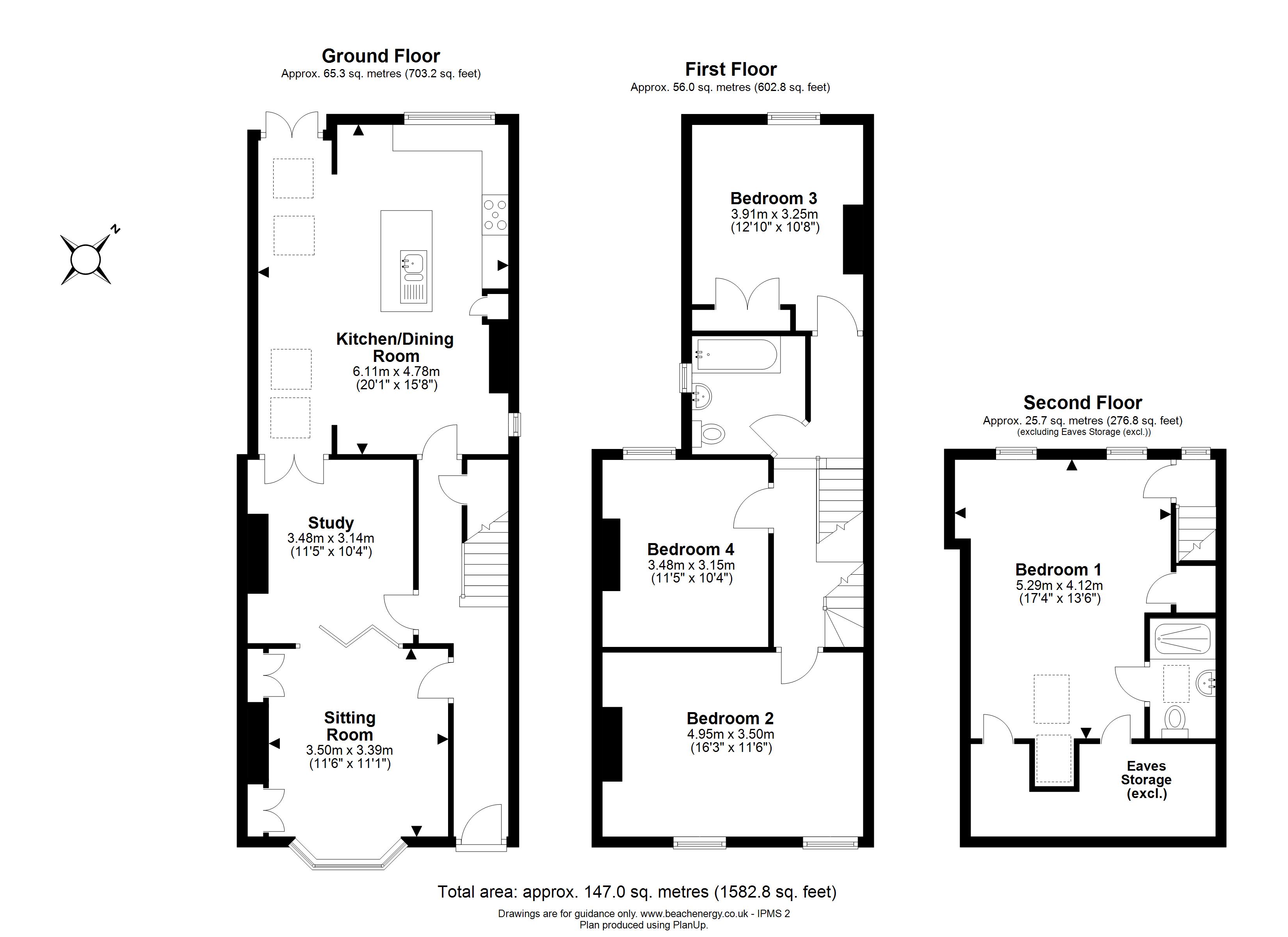 57, Oxford Road, Cambridge floorplan