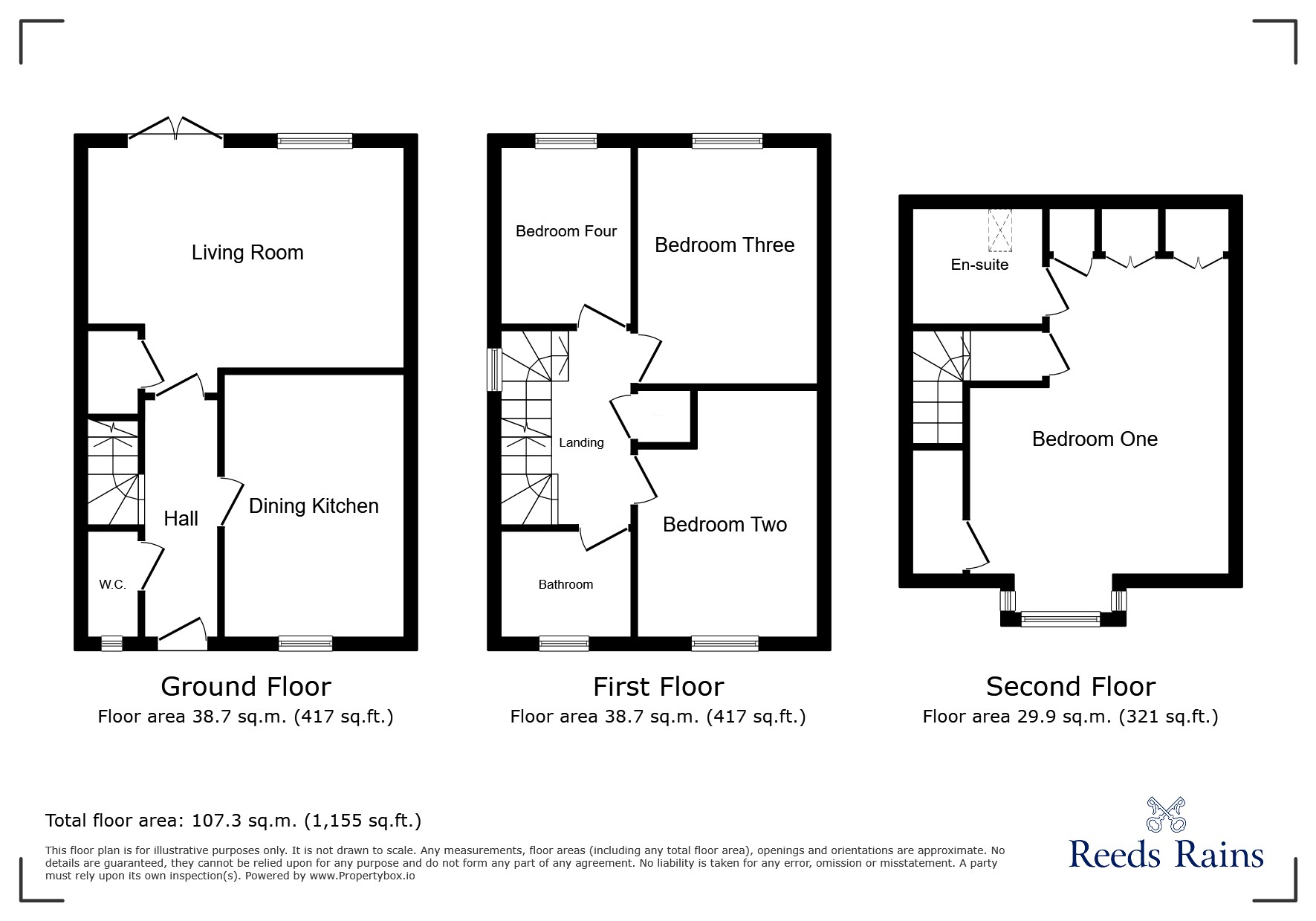 55, Sunbeam Way, West Midlands floorplan