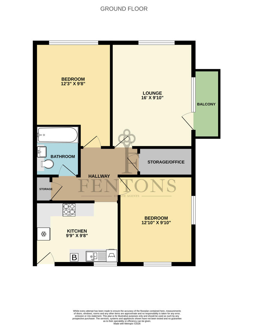 110B, Connaught Avenue, Frinton-on-Sea floorplan