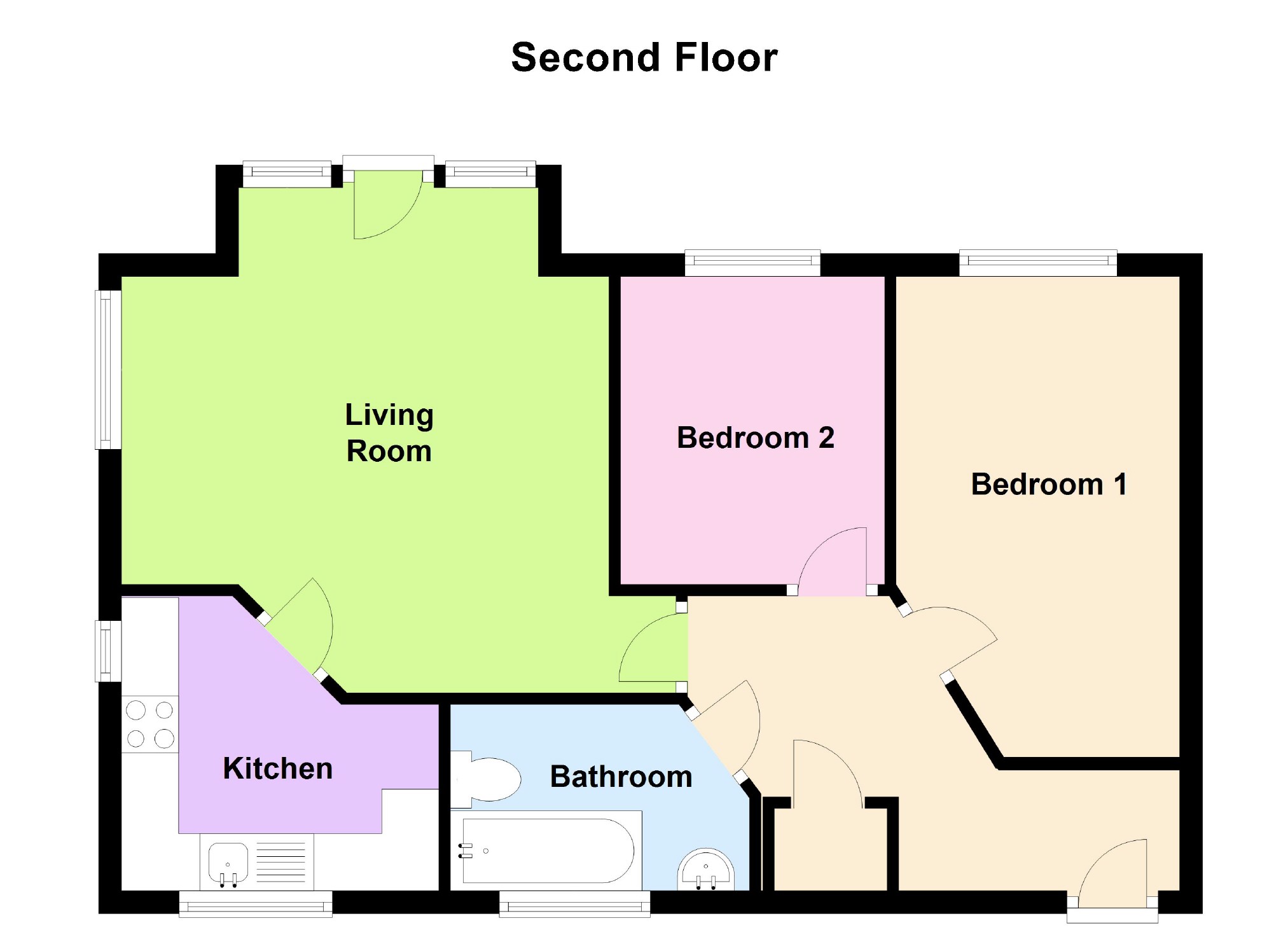 2 Bedrooms Flat to rent in Sotherby Drive, Cheltenham GL51