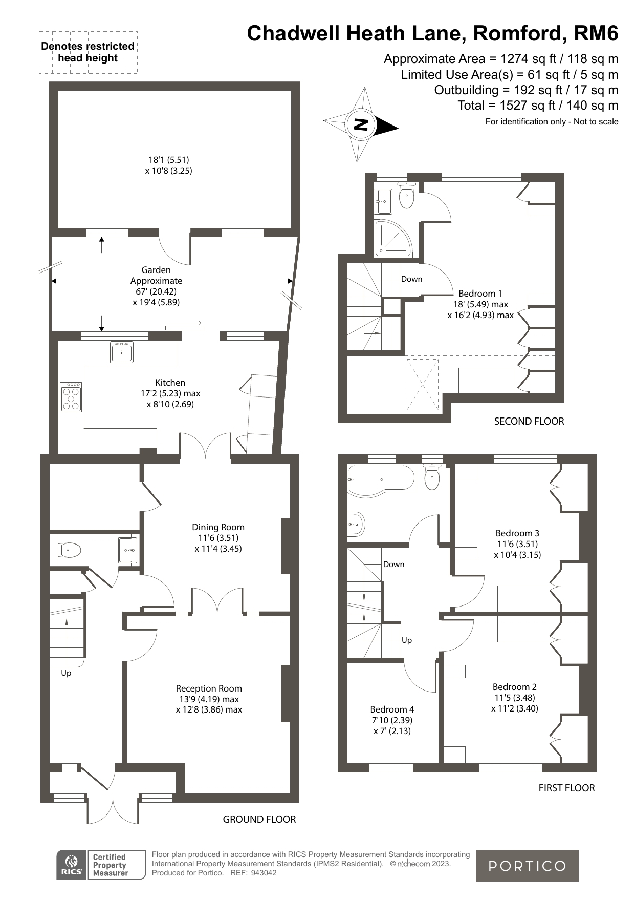 Chadwell Heath Lane, Chadwell Heath, Romford RM6, 4 bedroom detached