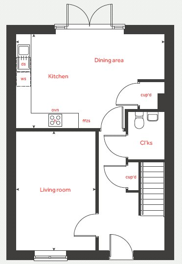 Whitworth Chase - Plot 104 (B'cup), 3, Myrtle Way, Durham floorplan