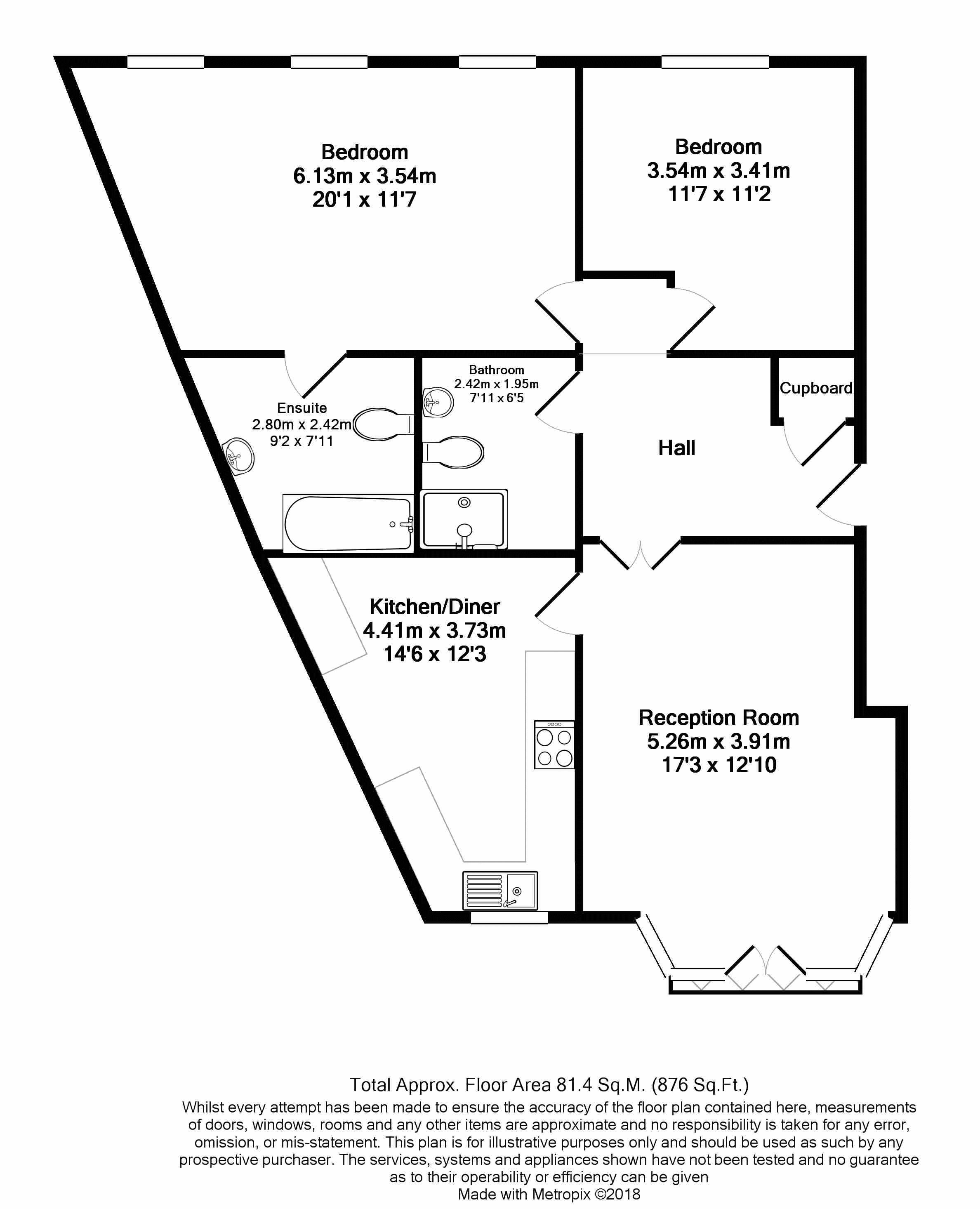 2 Bedrooms Flat to rent in Anne Boleyn House, Queens Reach, East Molesey KT8