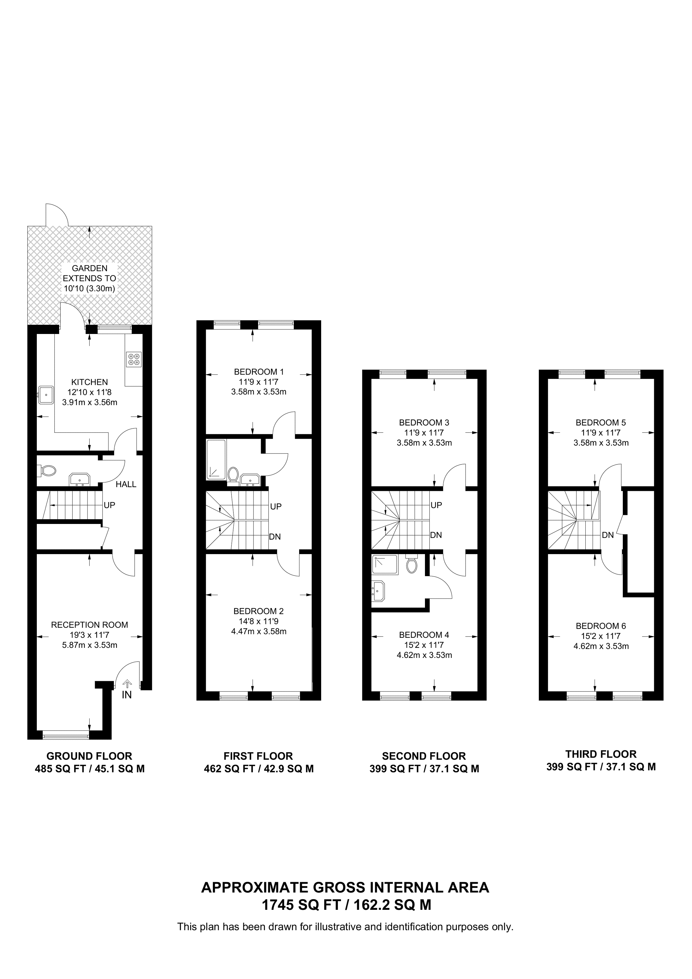 Victorian Grove, N16, Stoke Newington floorplan