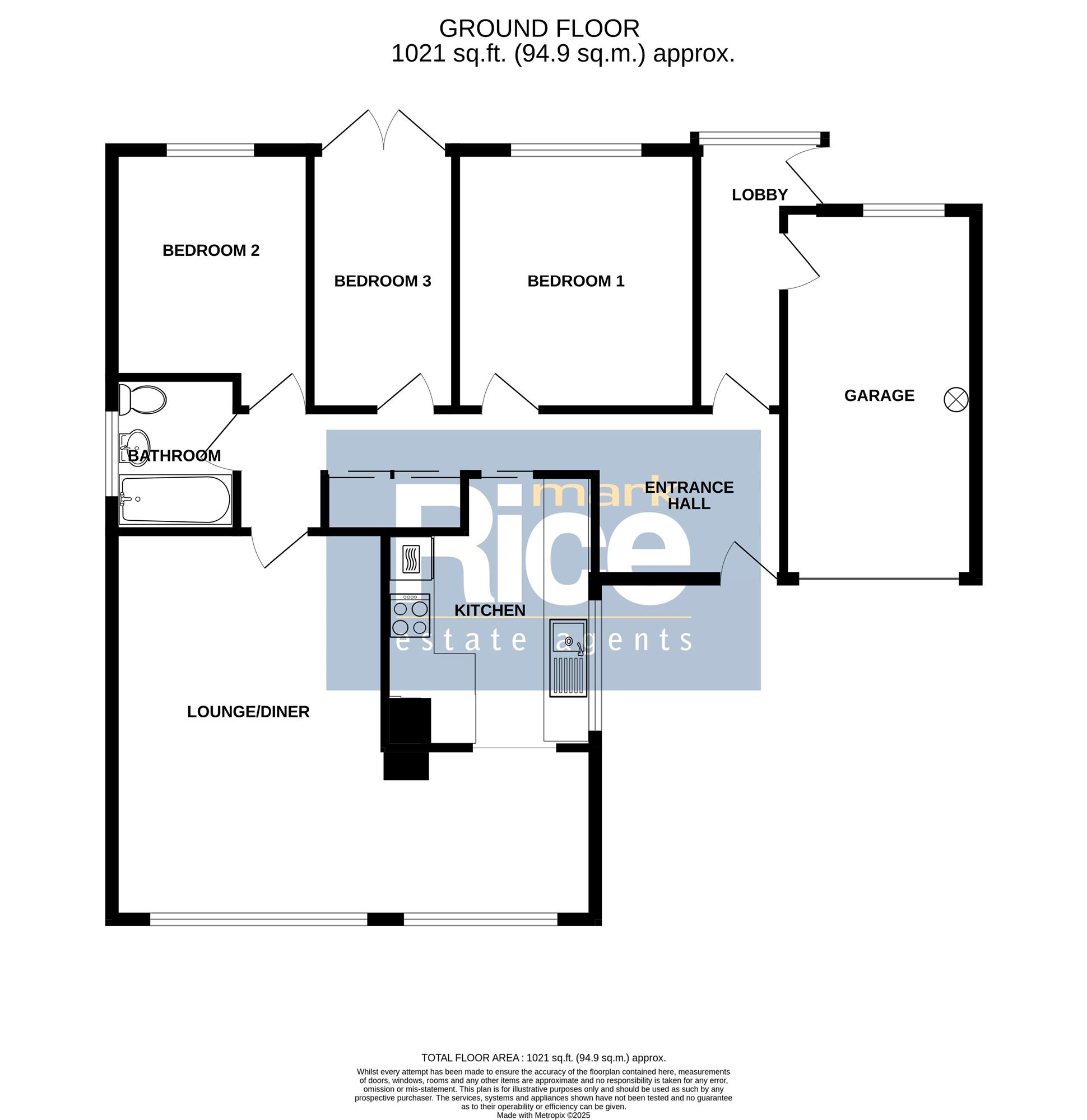 8, Russell Road, Leasingham floorplan