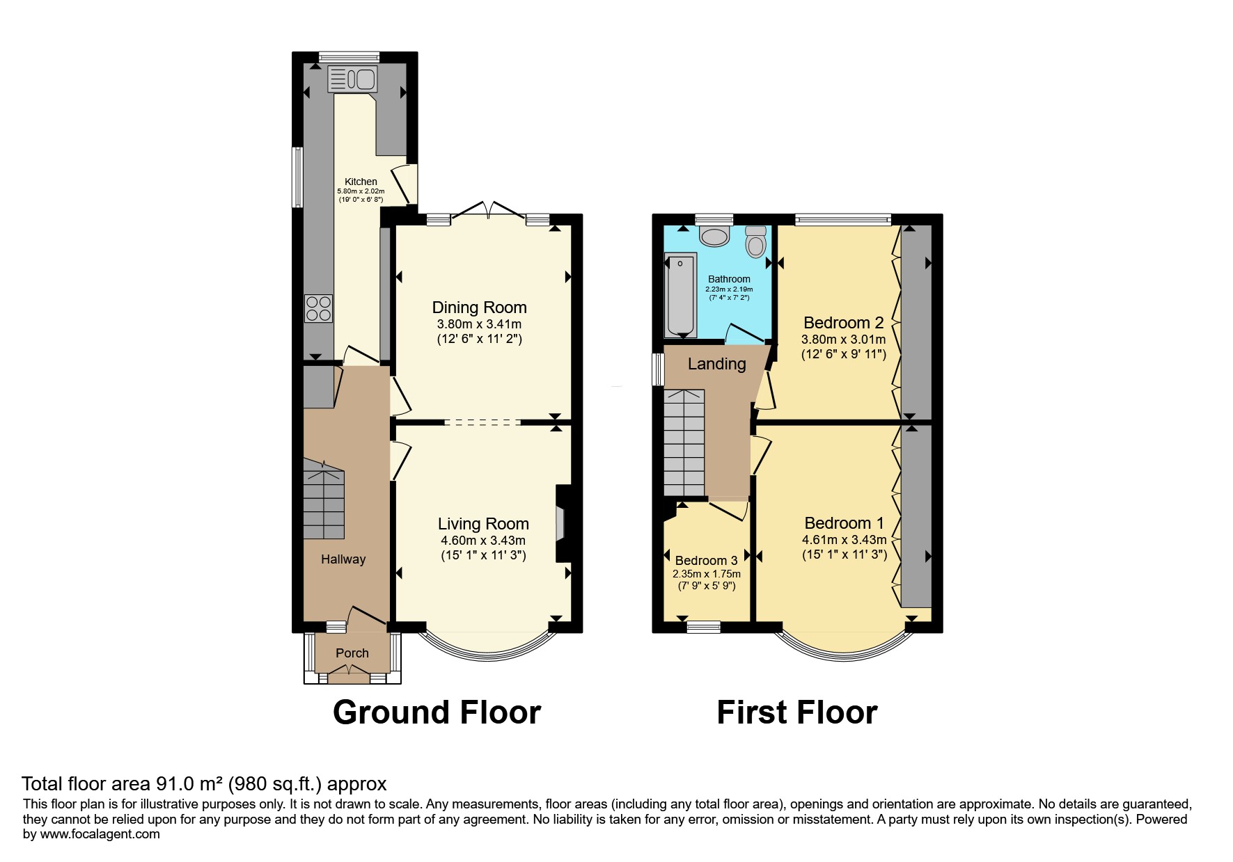 Broadway, Manchester floorplan