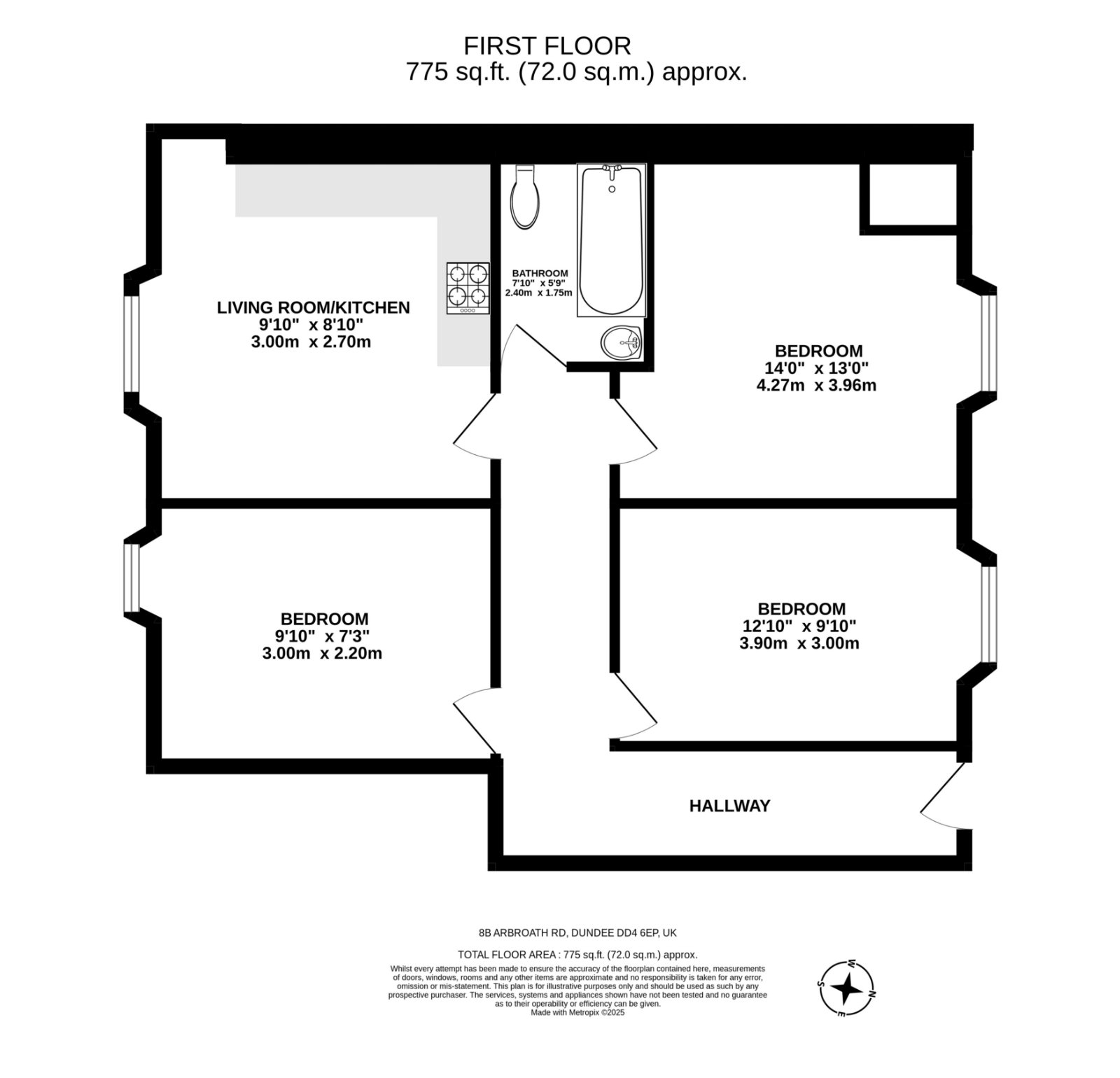 8B Arbroath Road, Dundee floorplan
