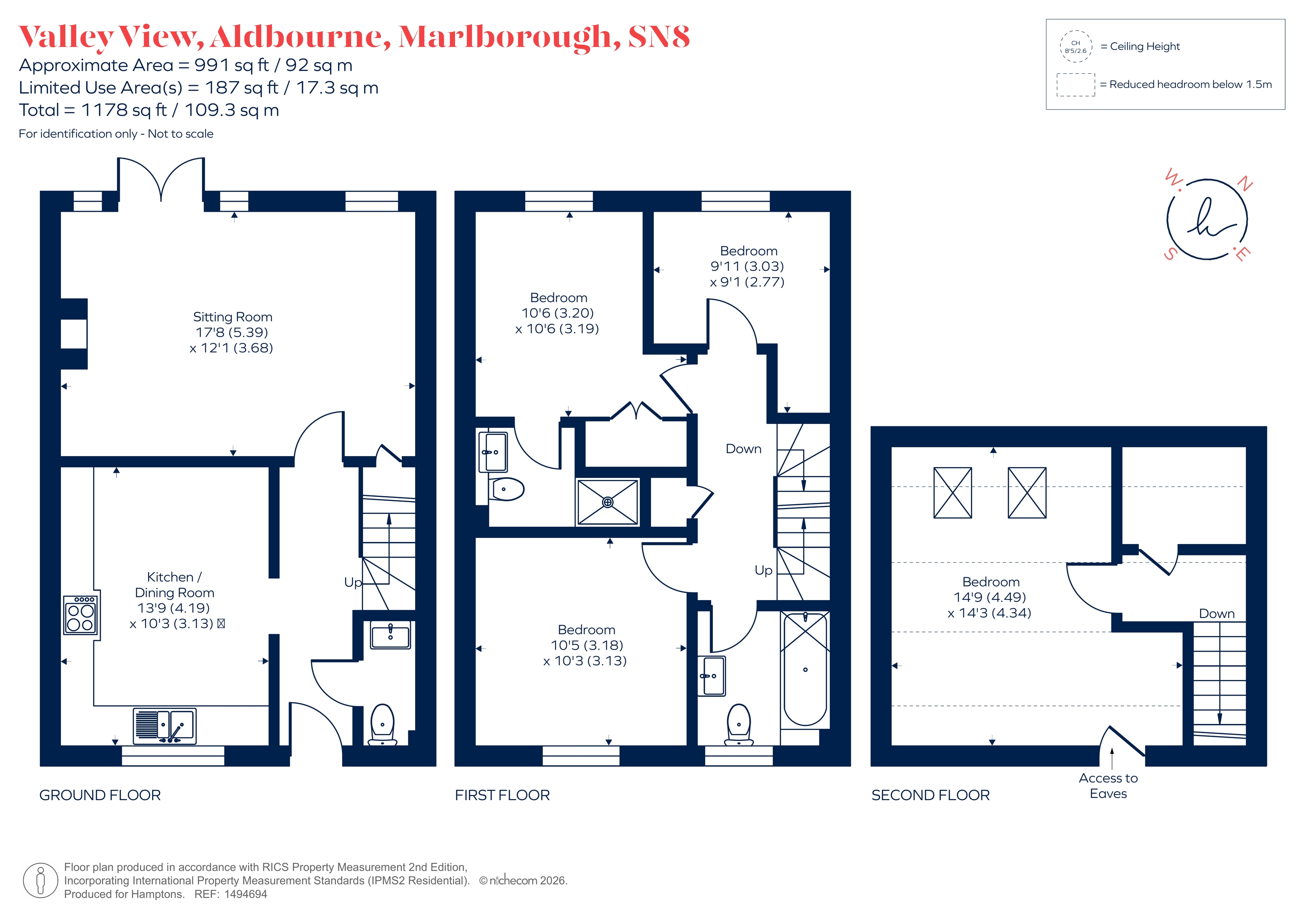 14, Valley View, Aldbourne floorplan
