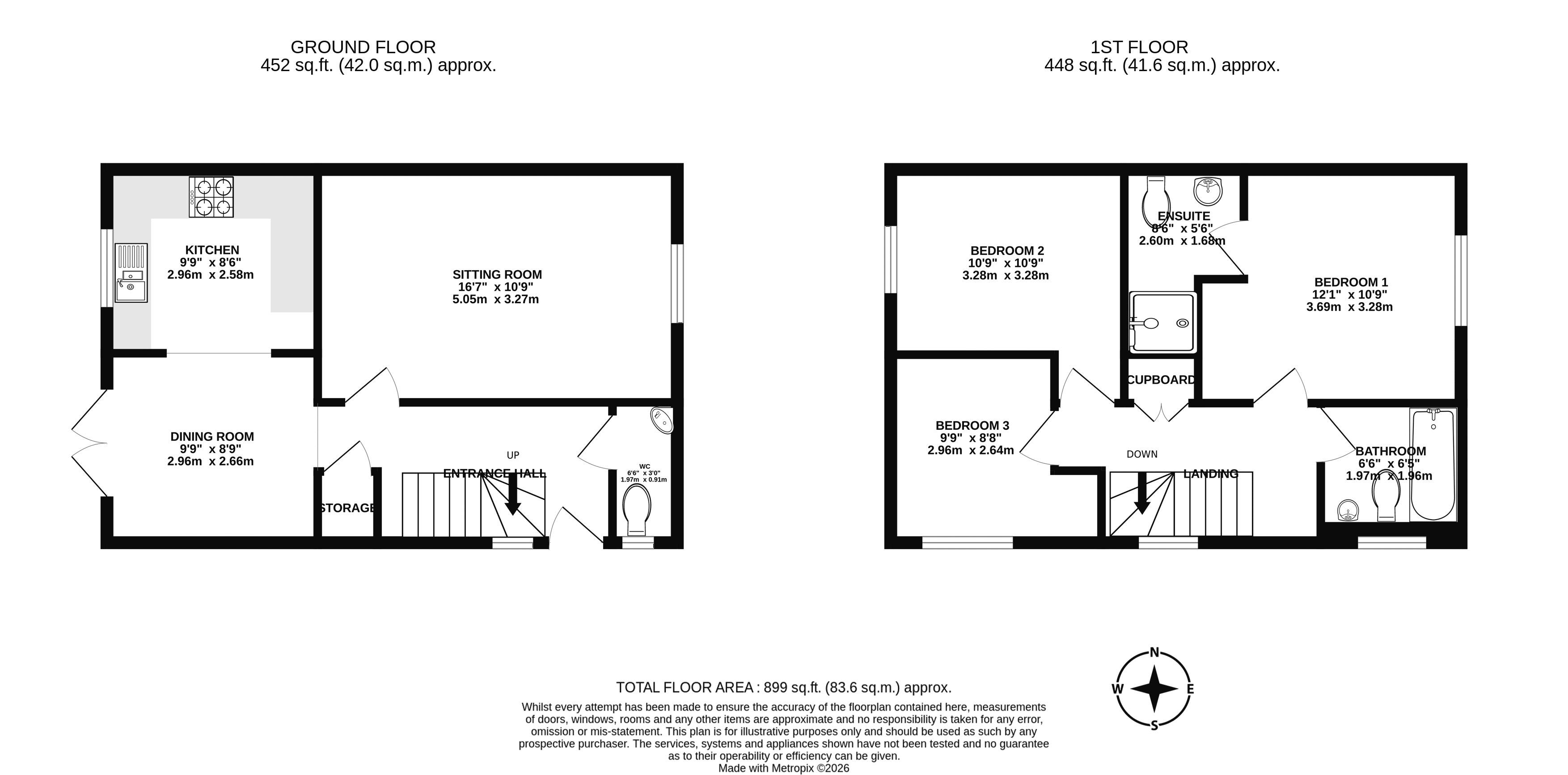 82, Kent Avenue, Weston-Super-Mare floorplan