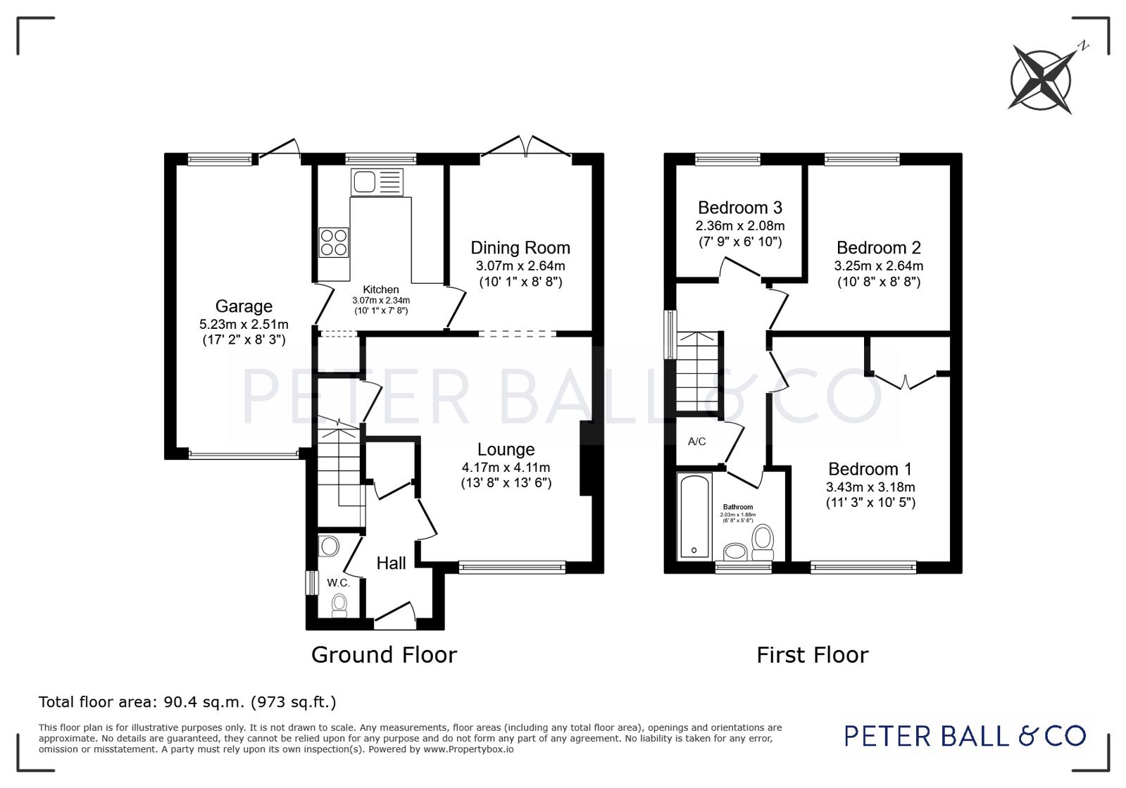 6, Dunster Gardens, Gloucestershire floorplan