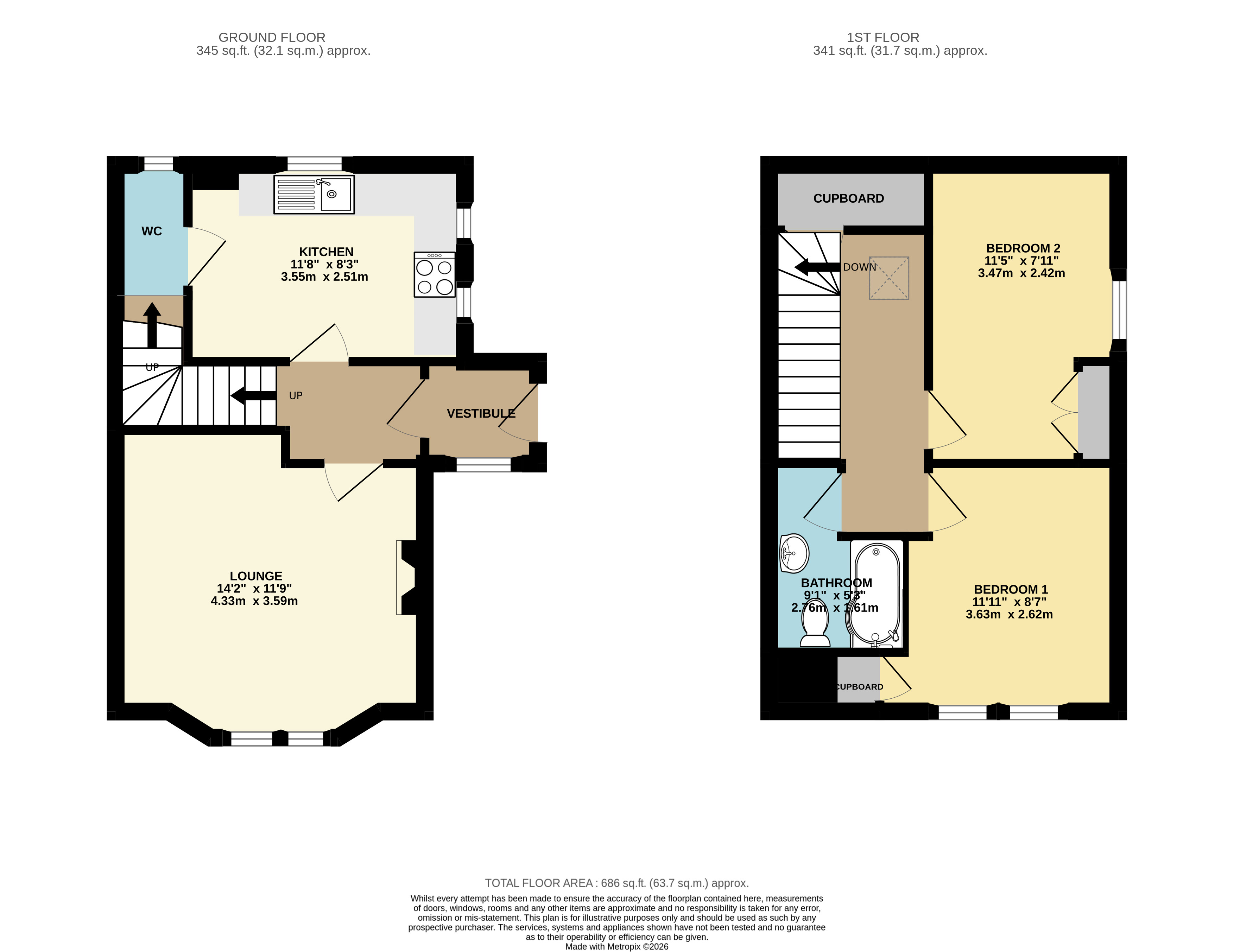 2A,, Leven Road, Leven floorplan