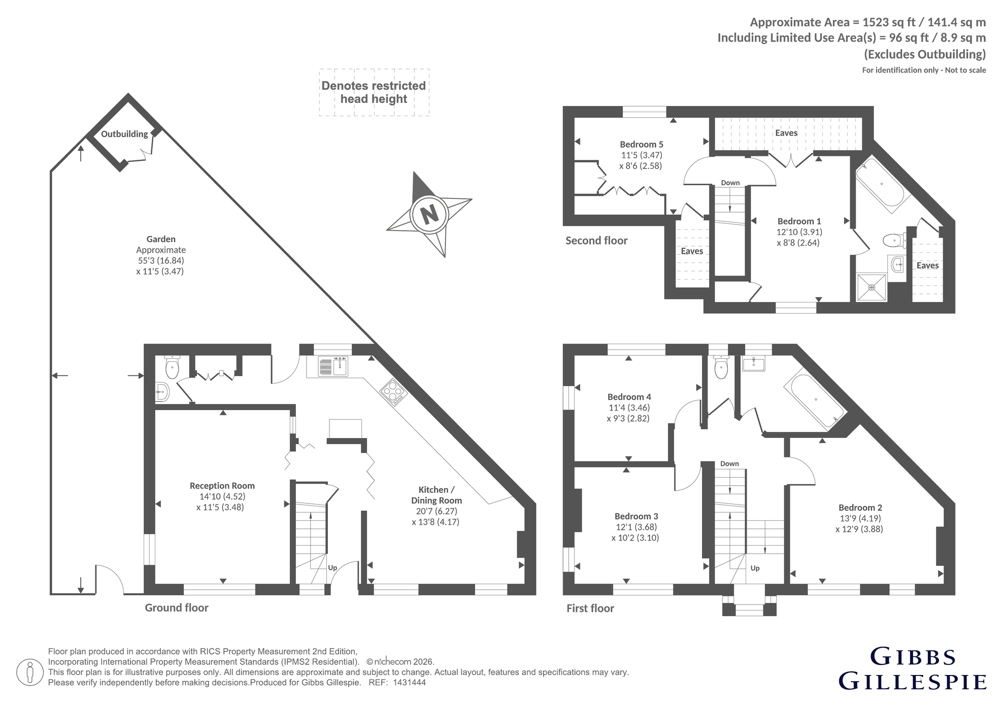 204, Pitshanger Lane, Ealing floorplan
