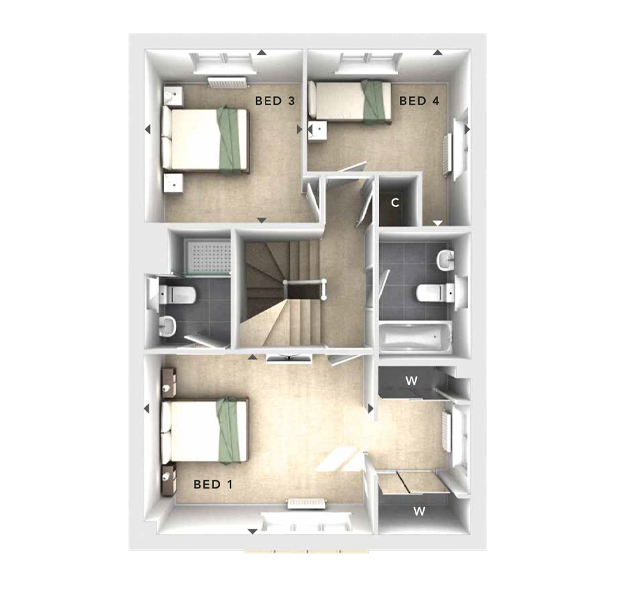 120, Off Birmingham Road, Alcester floorplan