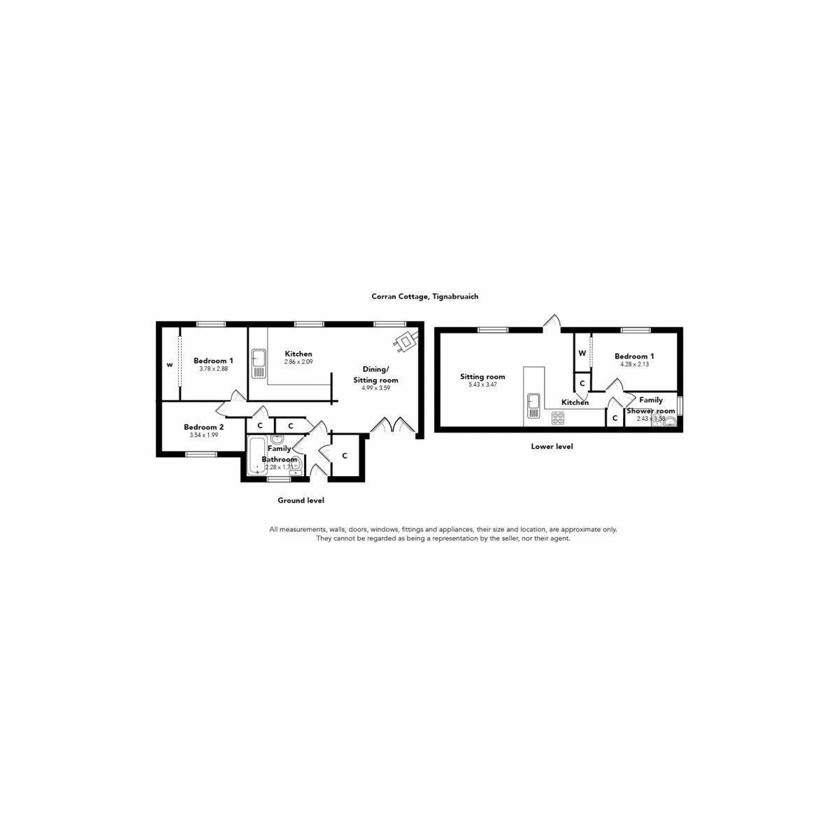 Corran Cottage, Tighnabruaich, Tighnabruaich floorplan