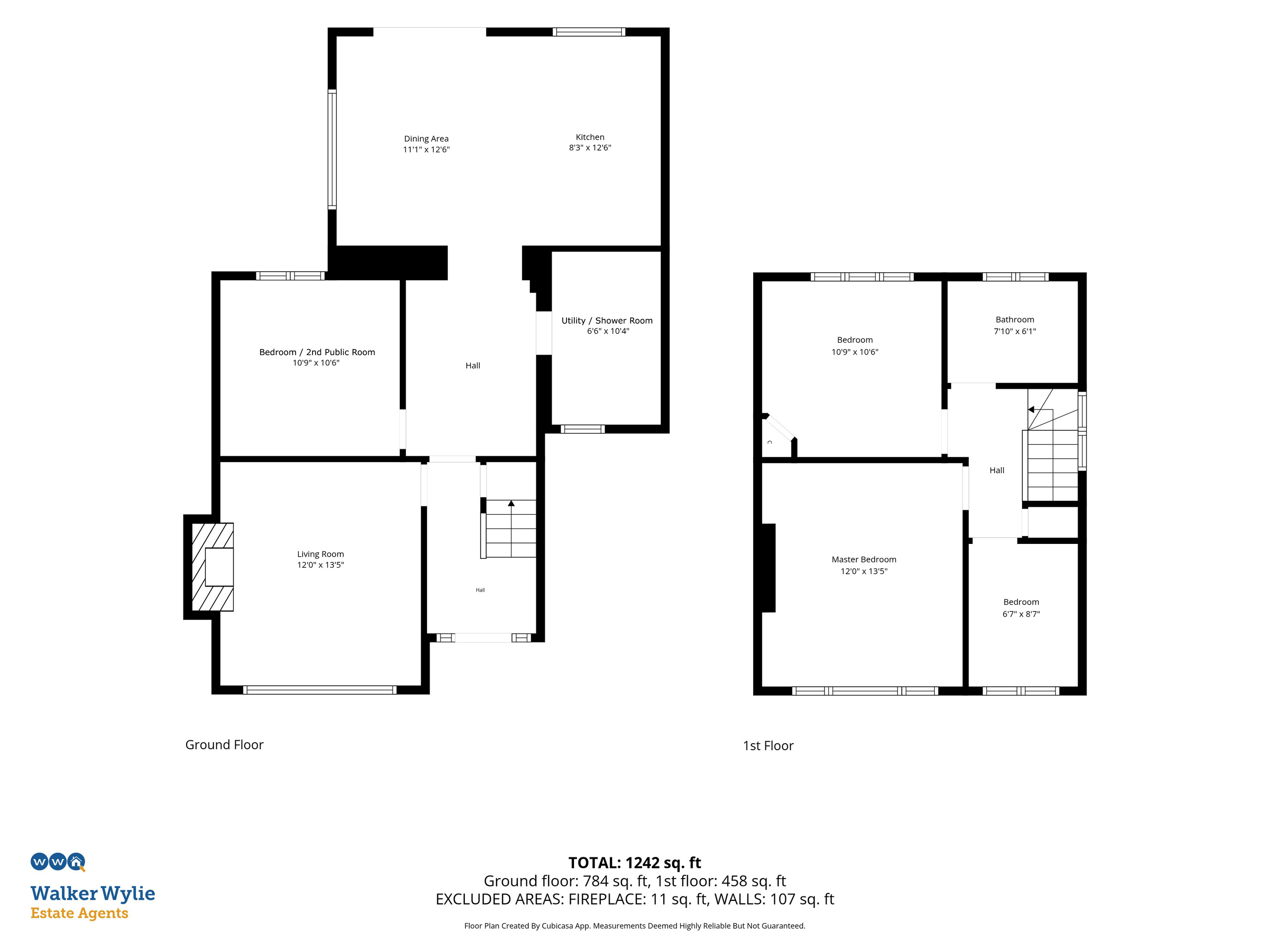 6 Blane Drive, Glasgow floorplan