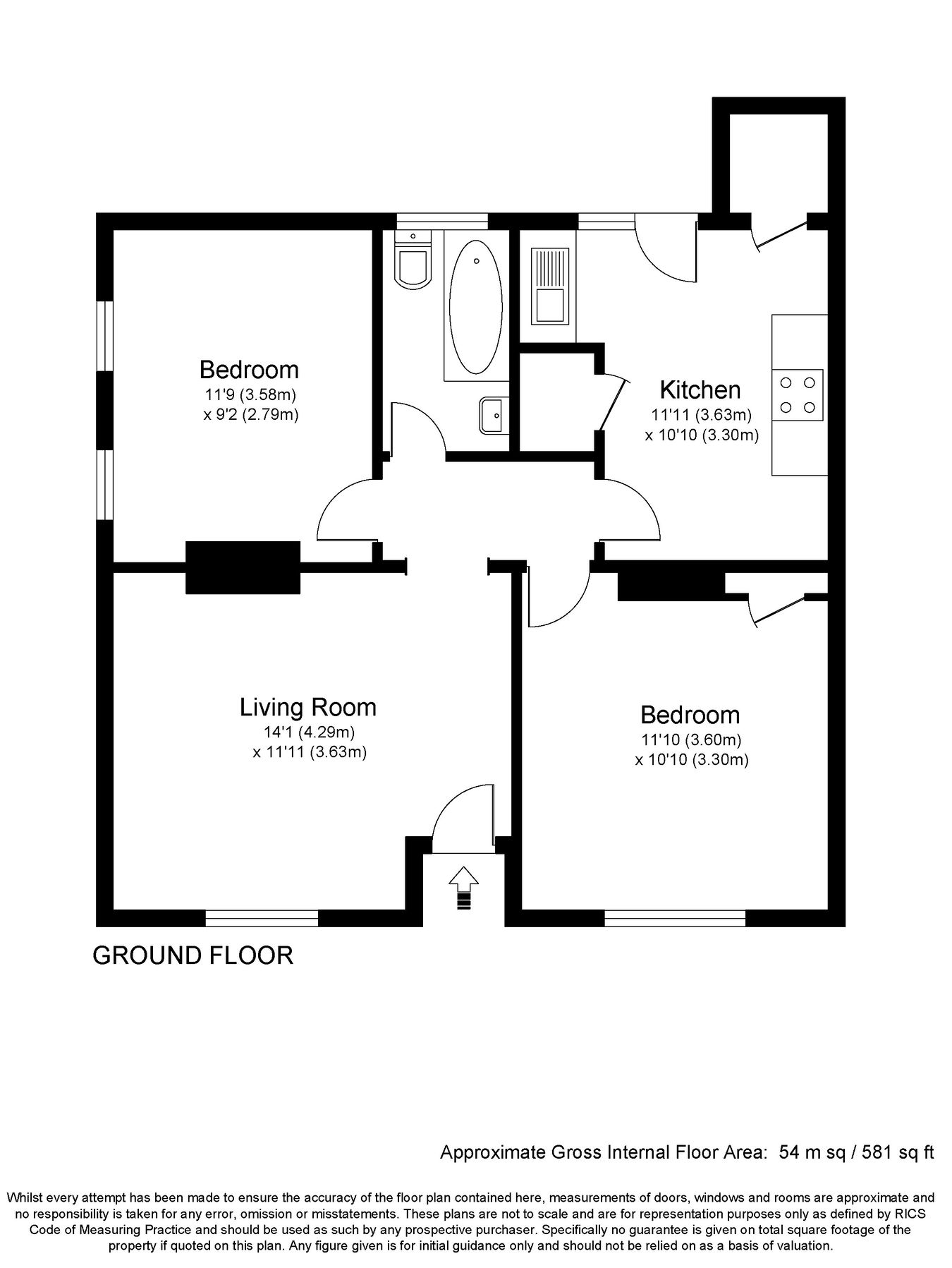 49, Elmgrove Road, Weybridge floorplan