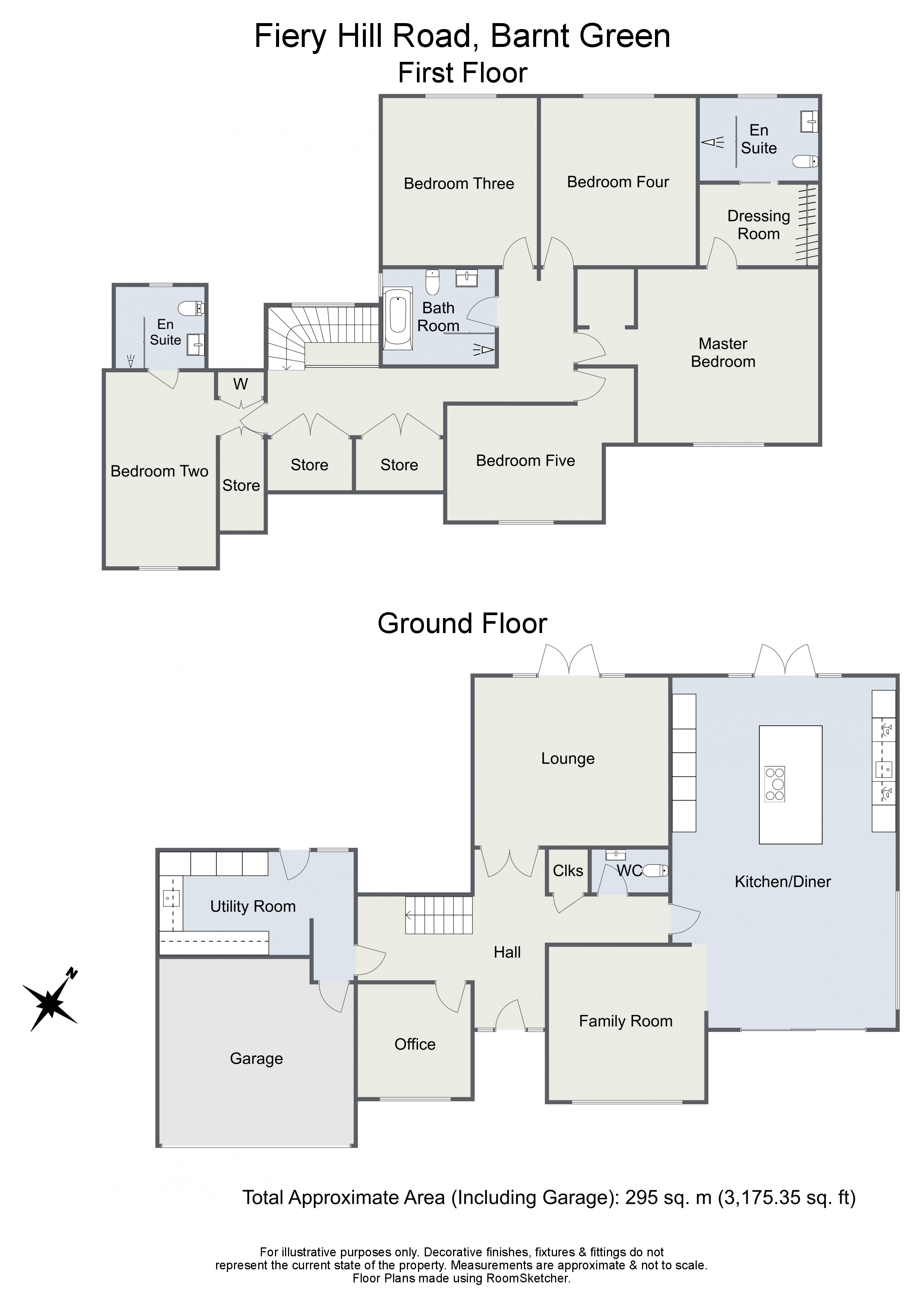 5 Bedrooms Detached house for sale in Fiery Hill Road, Barnt Green B45