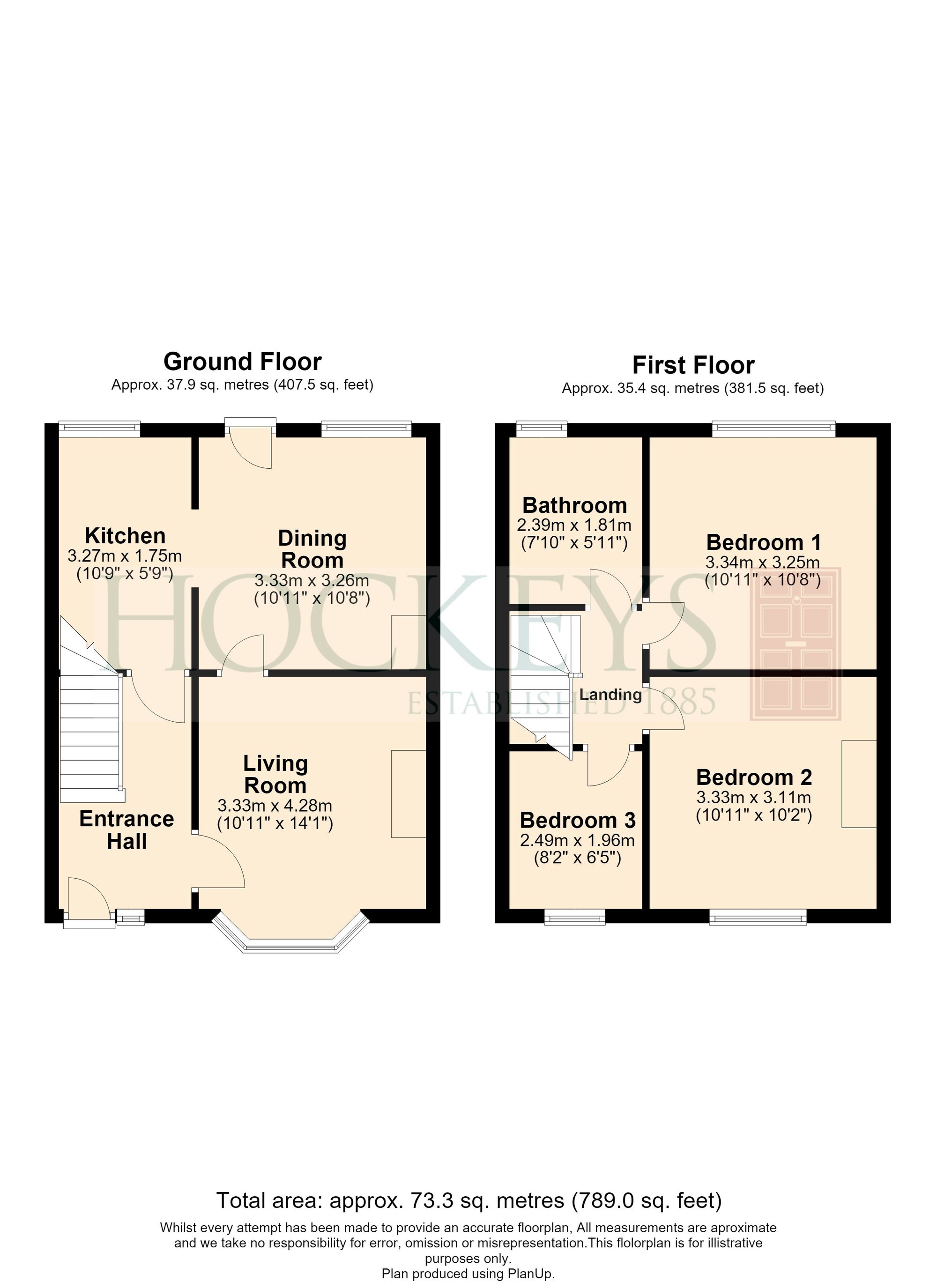 44 Silverwood Close, Cambridge floorplan