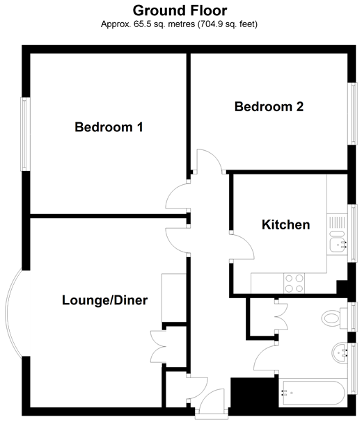 2 Bedrooms Flat for sale in Hepworth Gardens, Barking, Essex IG11