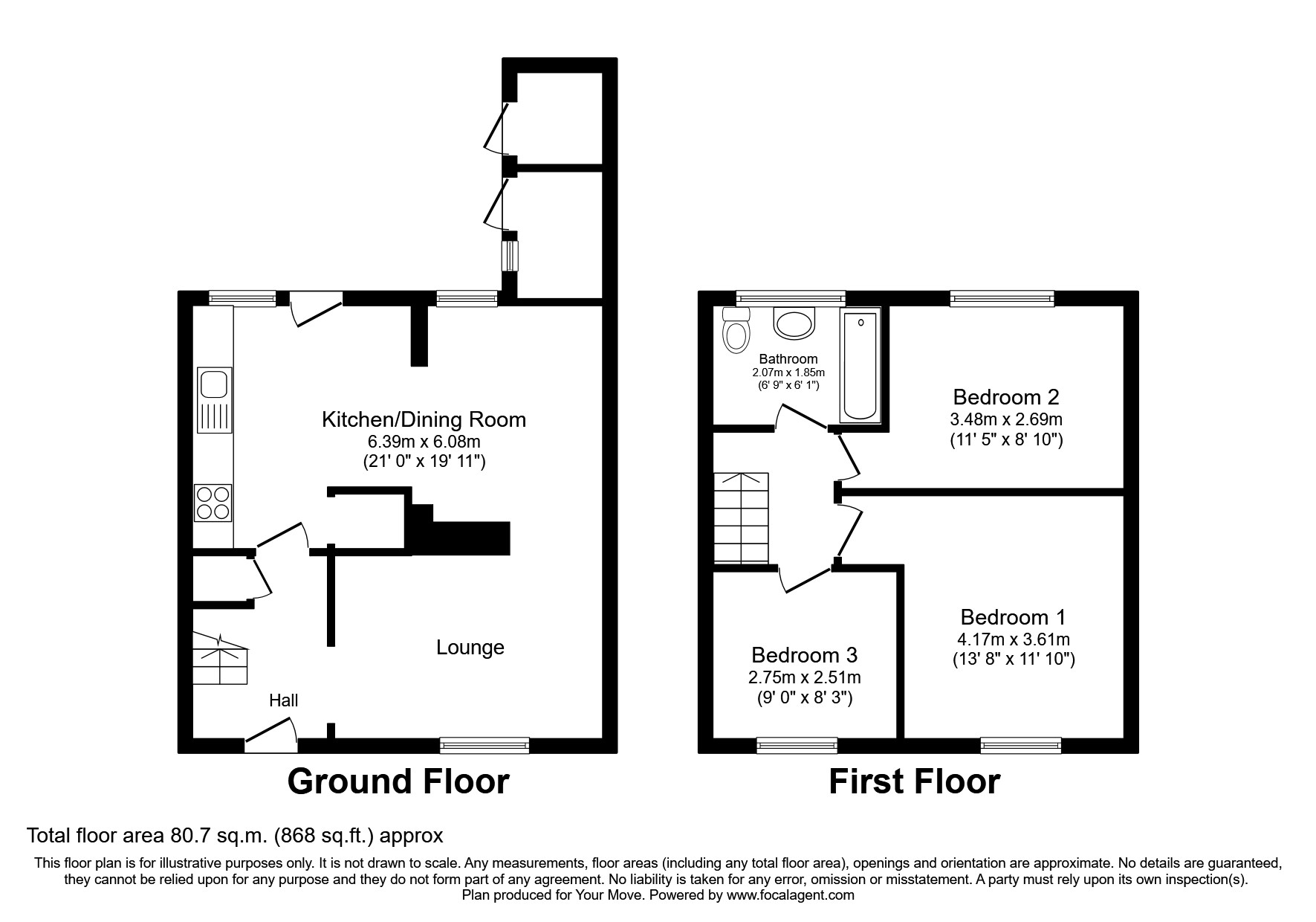 Bahram Grove, New Rossington, Doncaster, South Yorkshire DN11, 3
