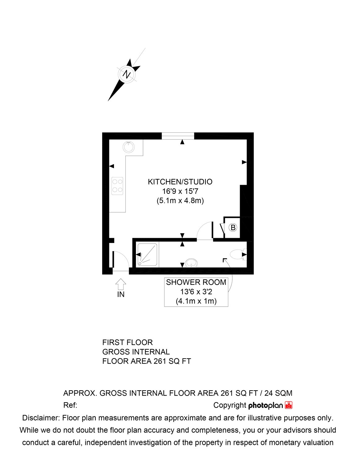 0 Bedrooms Studio to rent in Mount View Road, Finsbury Park, London N4