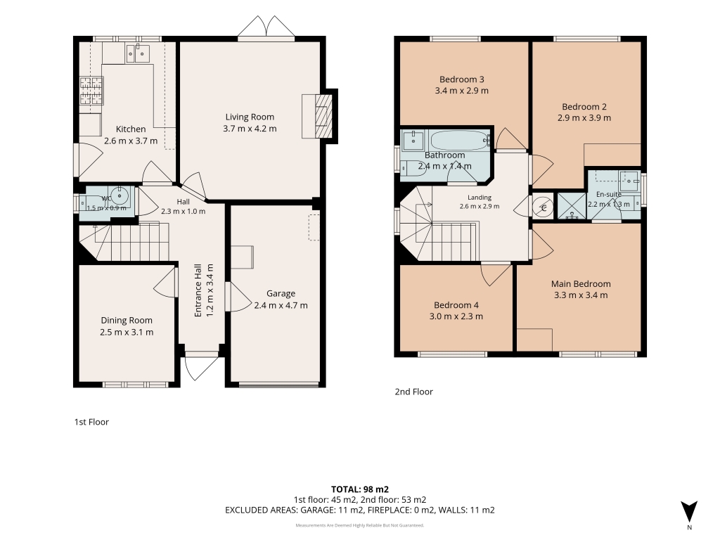 13, Kirkbride Way, Stockton-on-Tees floorplan