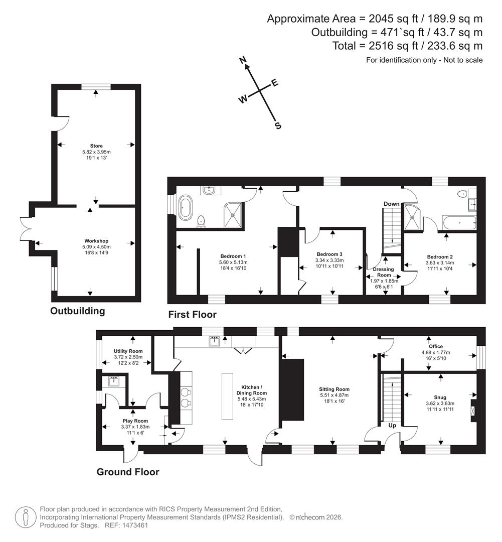 Baxters Farmhouse, The Street, Axminster floorplan