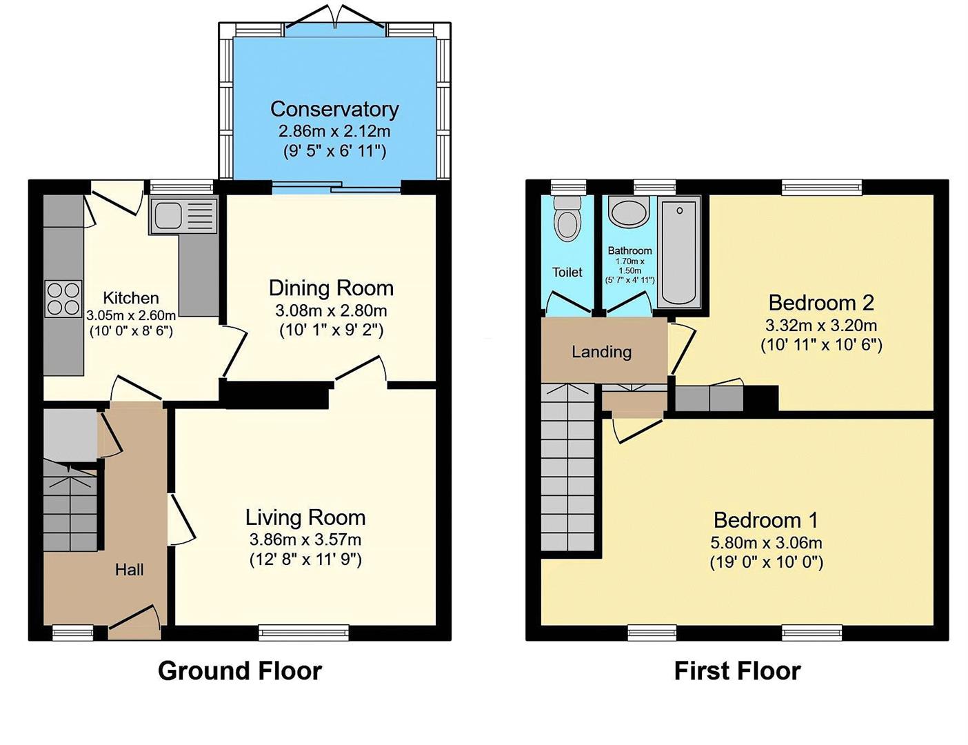 1, Ellsworth Road, Bristol floorplan