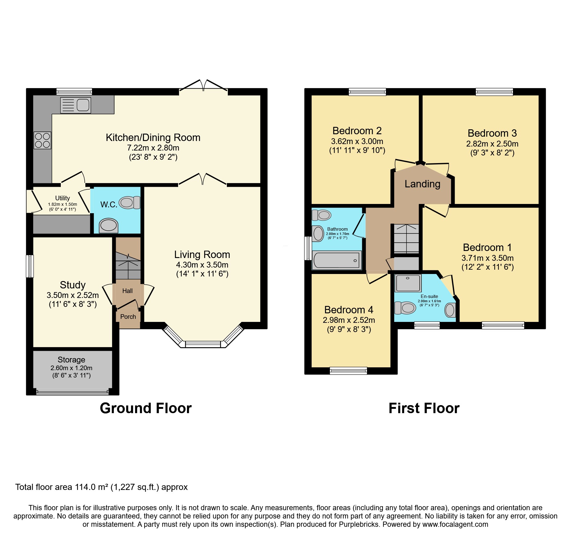 59, Rimsdale Drive, Manchester floorplan