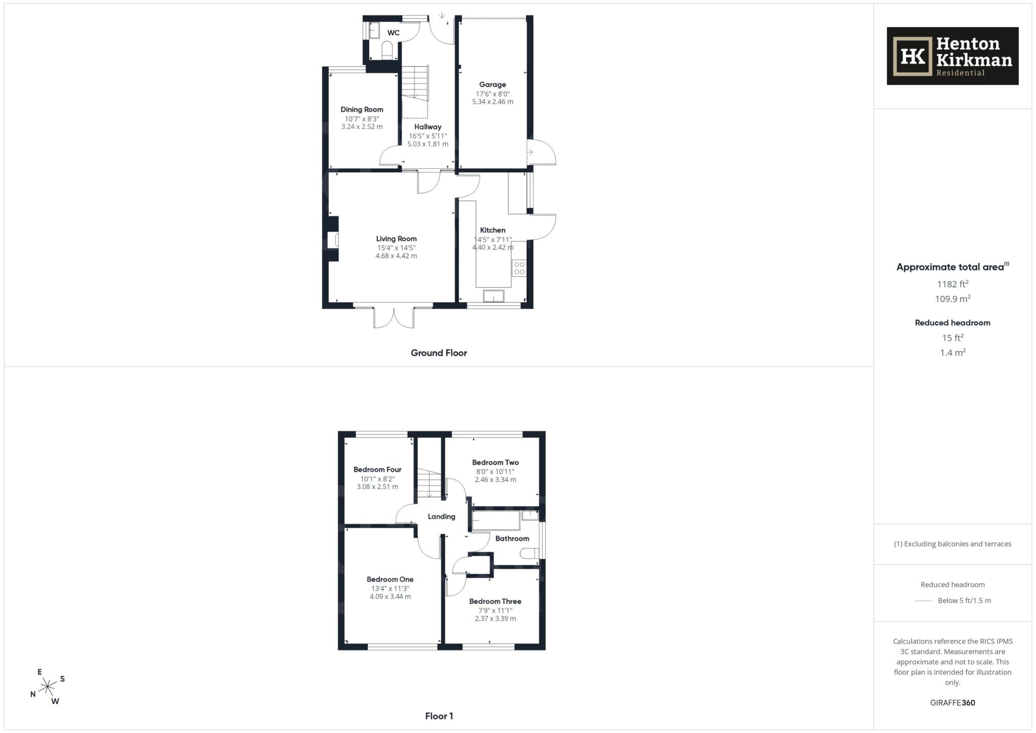 283, Perry Street, Billericay floorplan