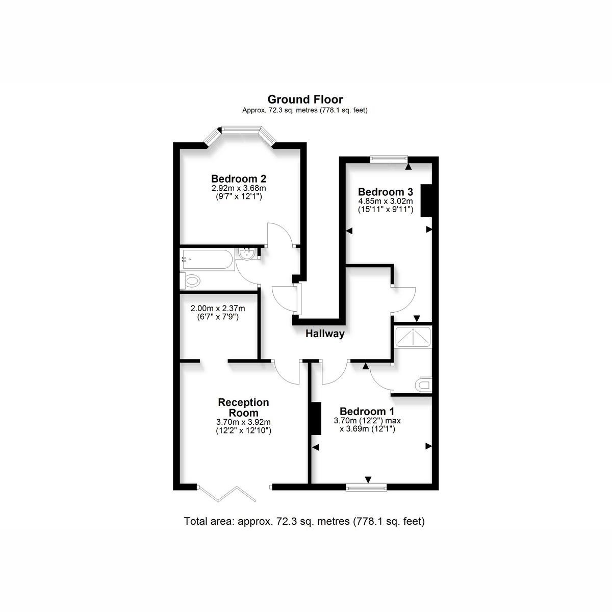 15, Frant Road, Thornton Heath floorplan