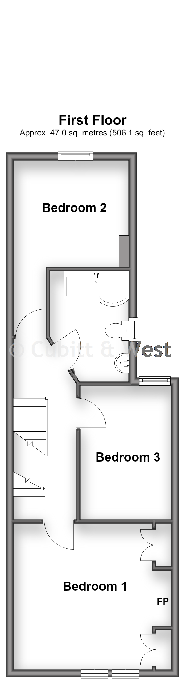 26, Alverstone Road, Southsea floorplan