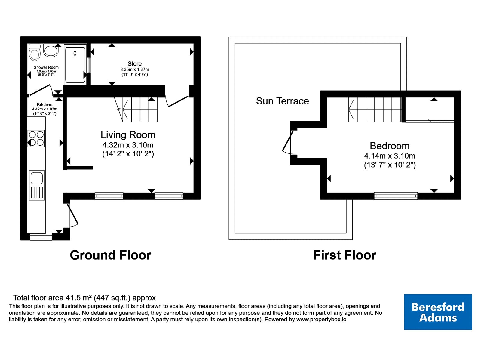 1, Sea View Cottages, Conwy floorplan