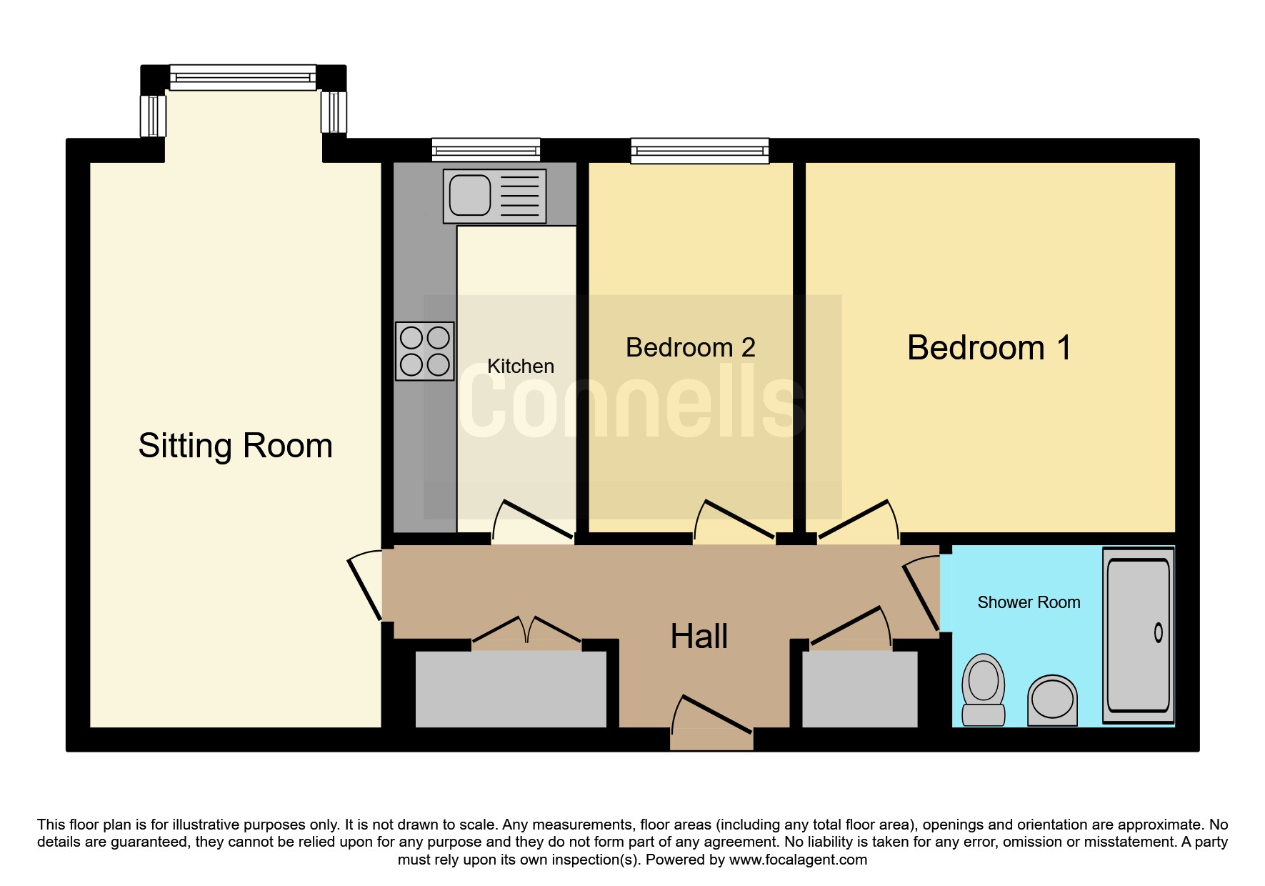 Flat 6, Clift House, Langley Road, CHIPPENHAM floorplan