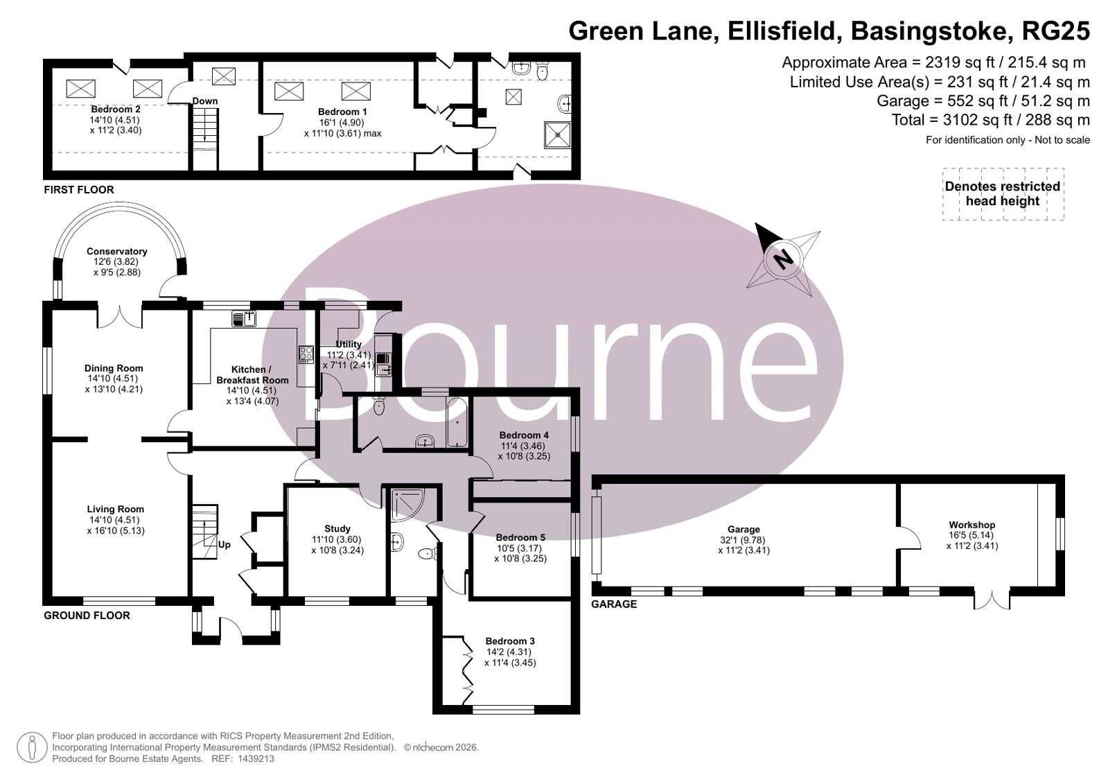 Nightingales,, Green Lane, Basingstoke floorplan