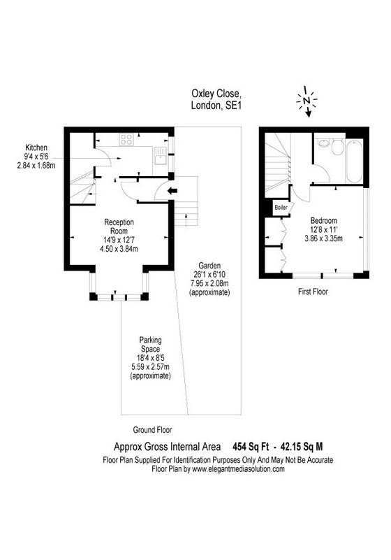 82, Oxley Close, London floorplan