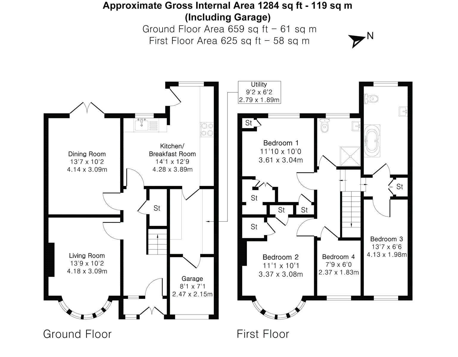 30, Cheyne Avenue, Twickenham floorplan