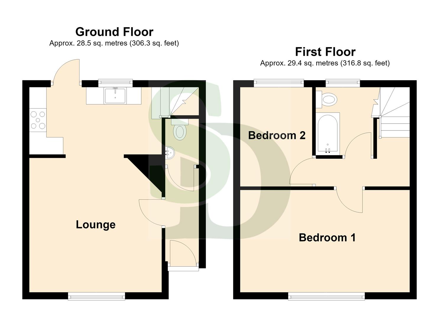 787, Green Lane, Dagenham floorplan