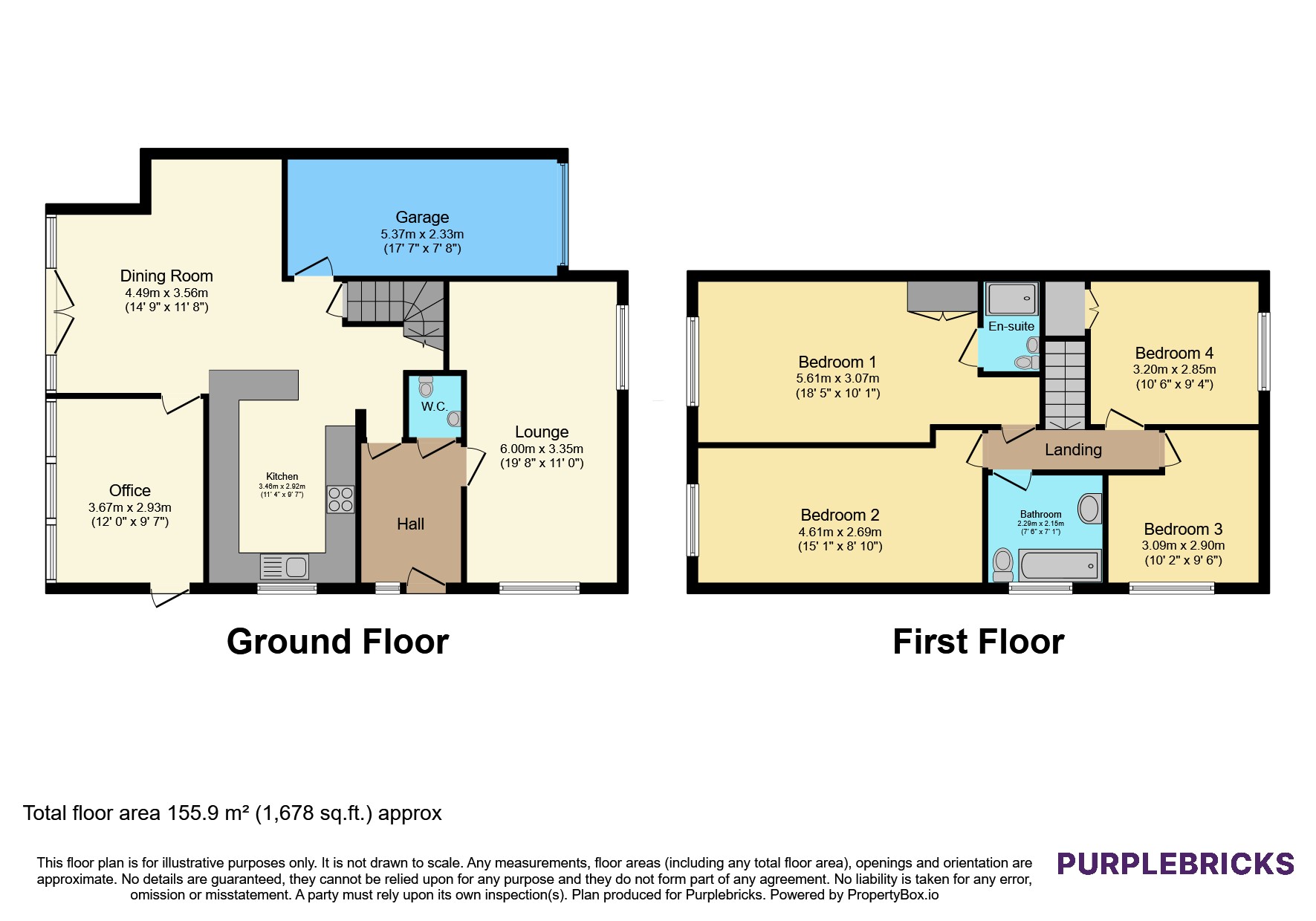 32, The Shaws, Welwyn Garden City floorplan