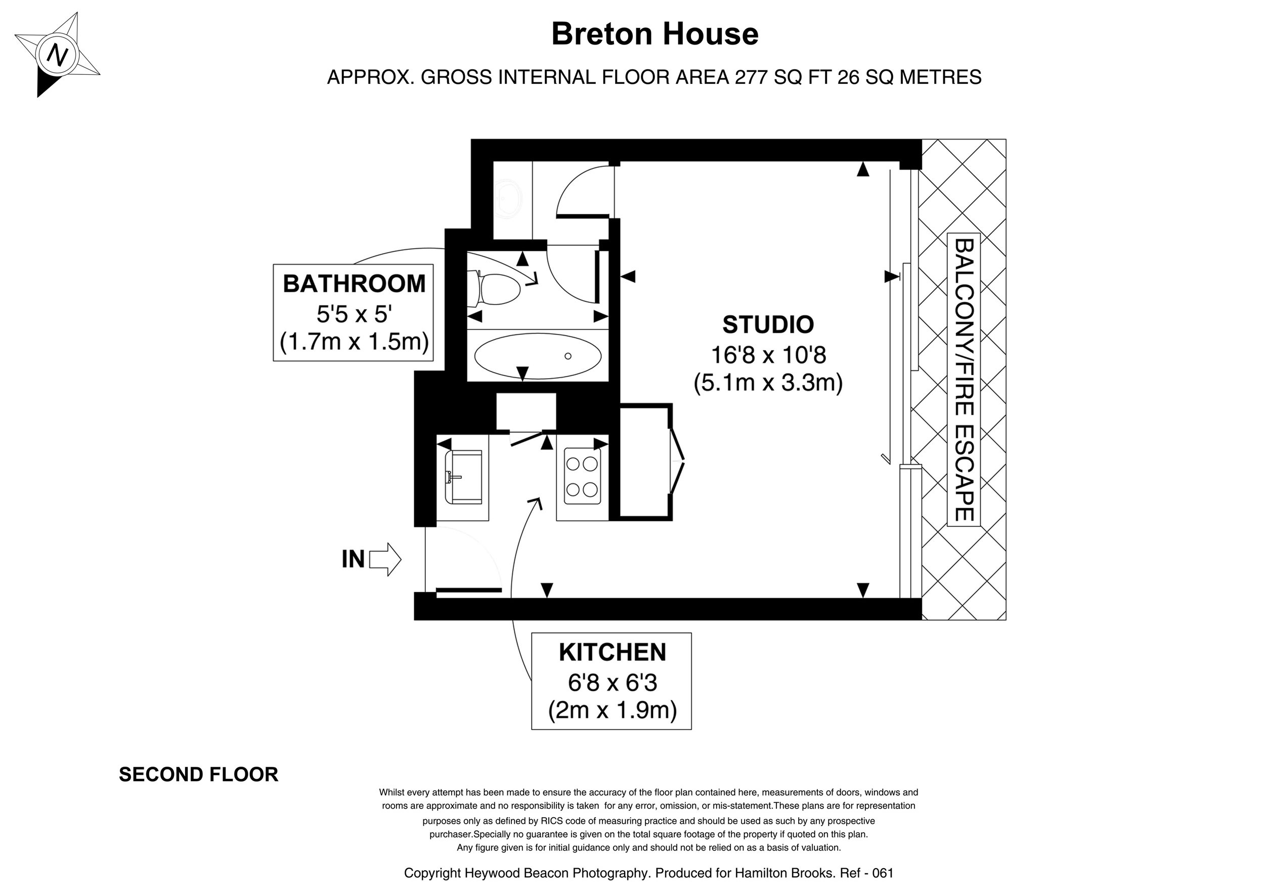 0 Bedrooms Studio to rent in Breton House, Barbican EC2Y