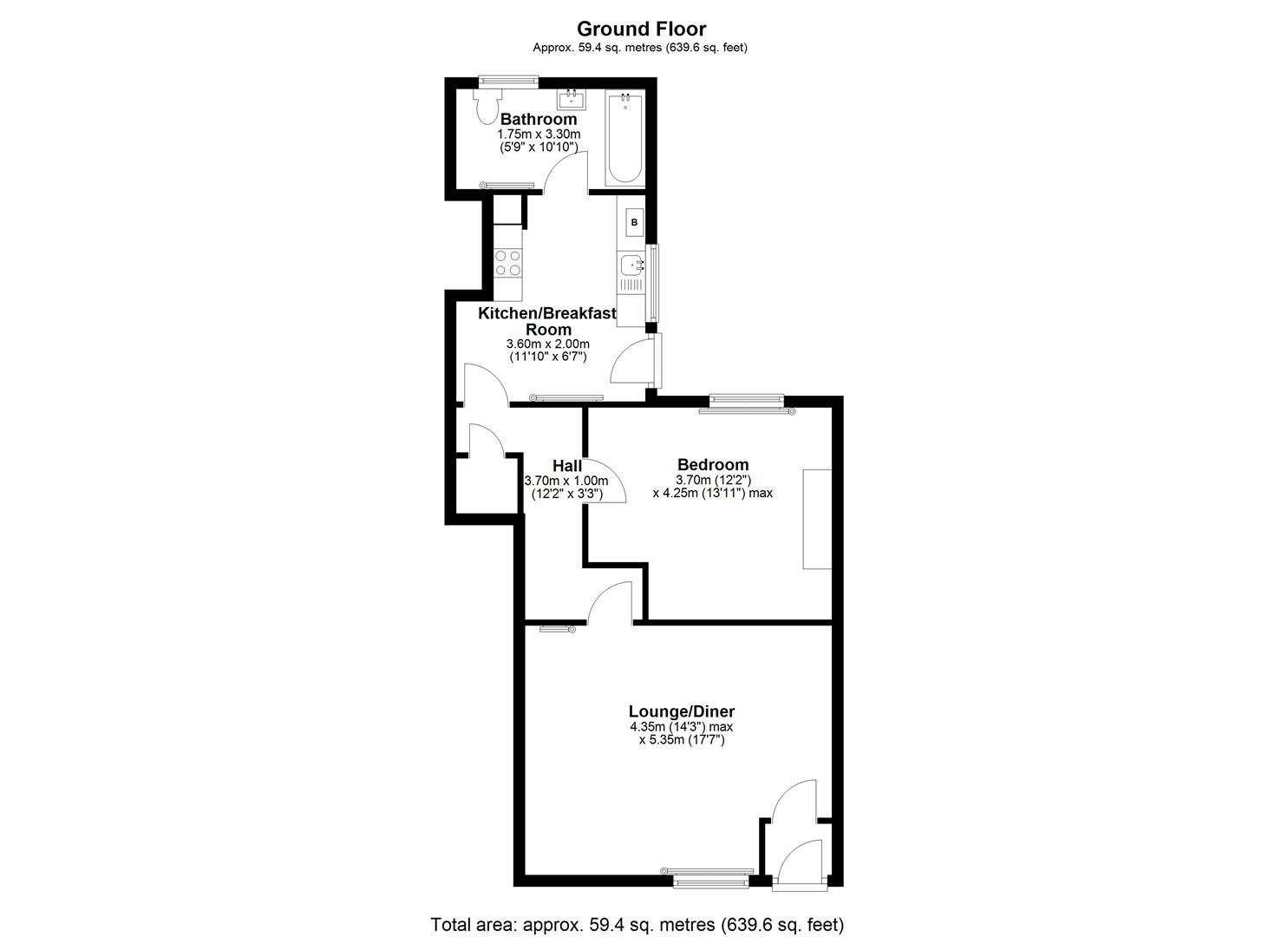 41, Wansbeck Road, Jarrow floorplan