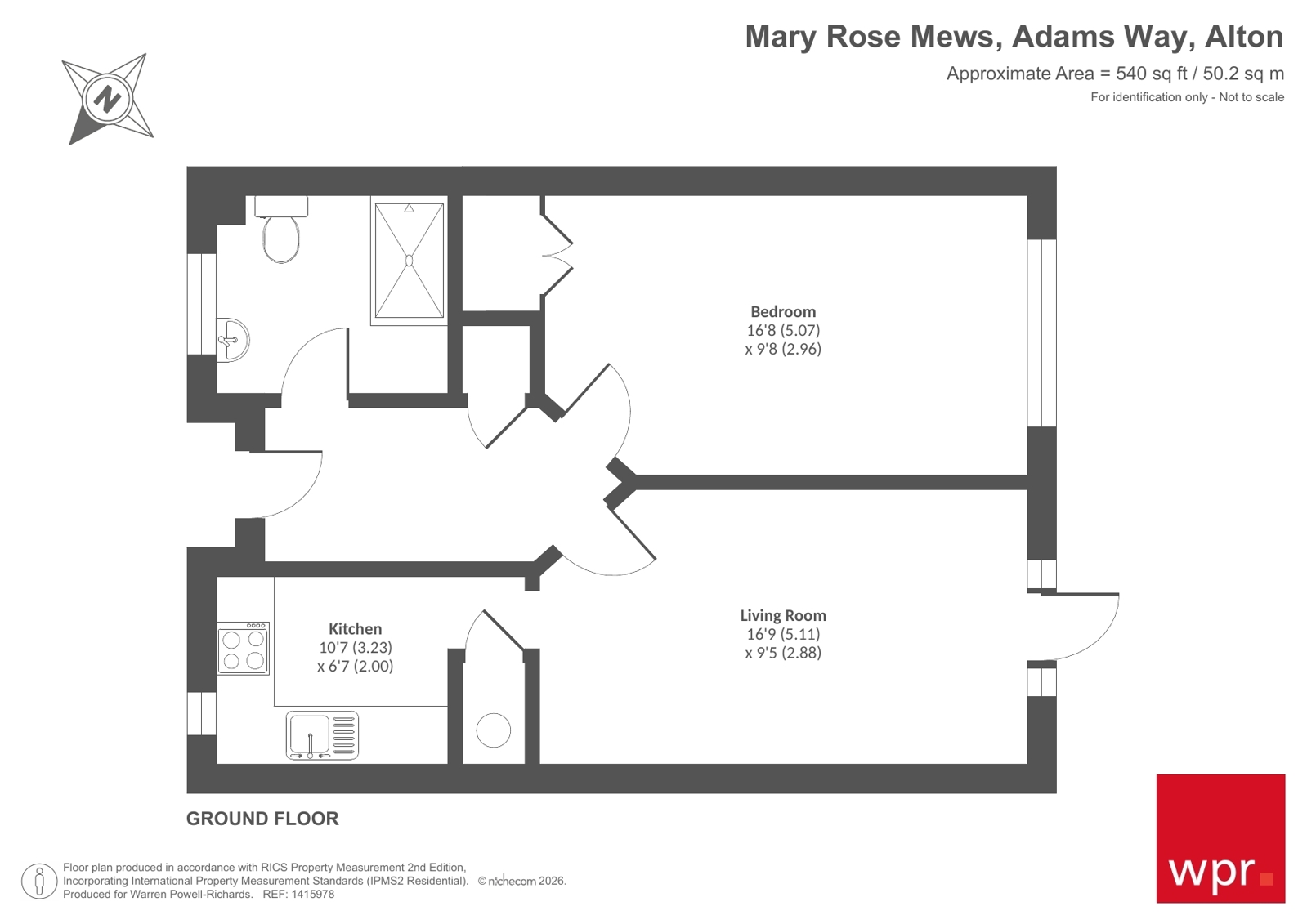6, Mary Rose Mews, Alton floorplan