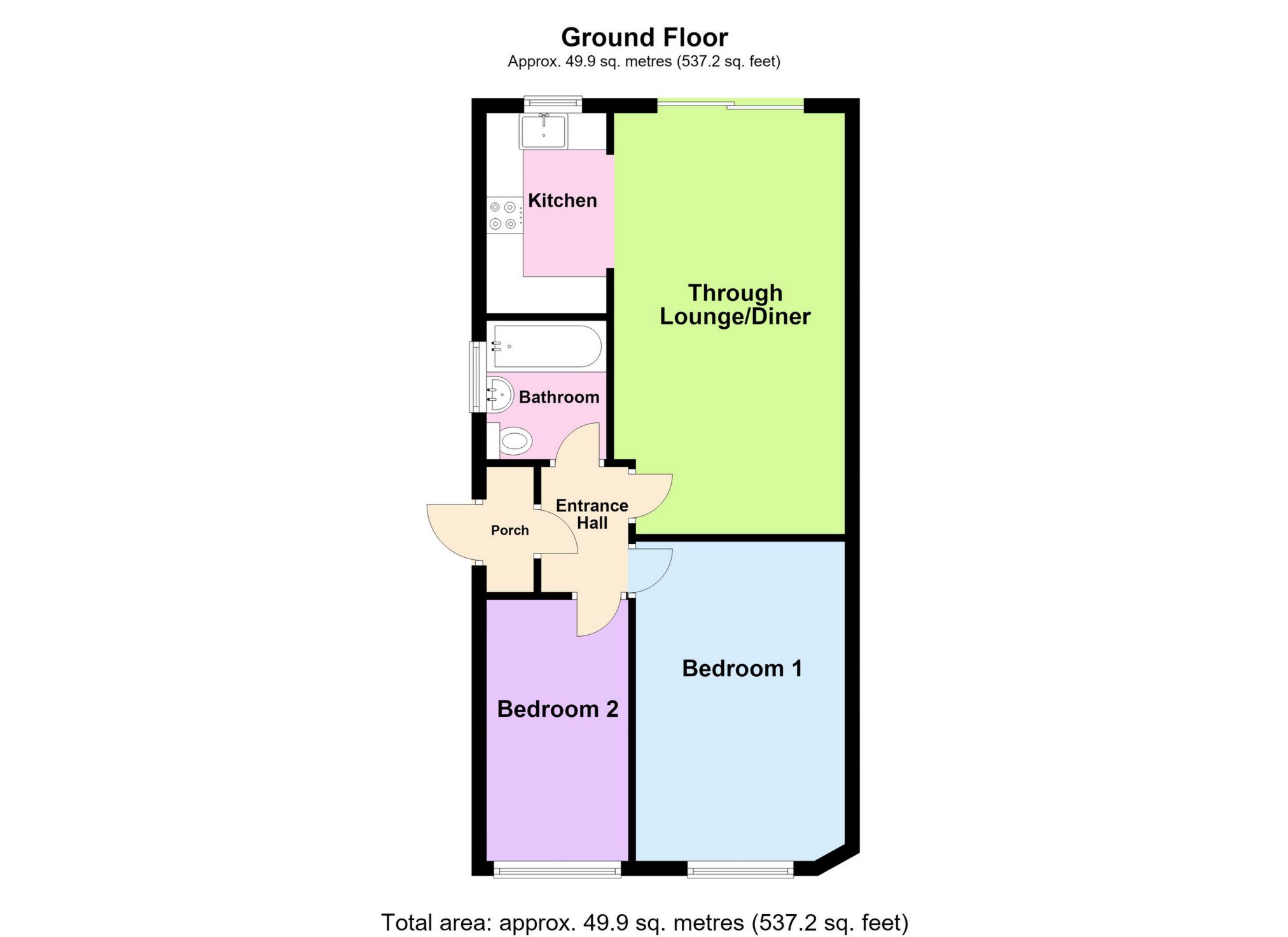 82, Andover Road, Orpington floorplan