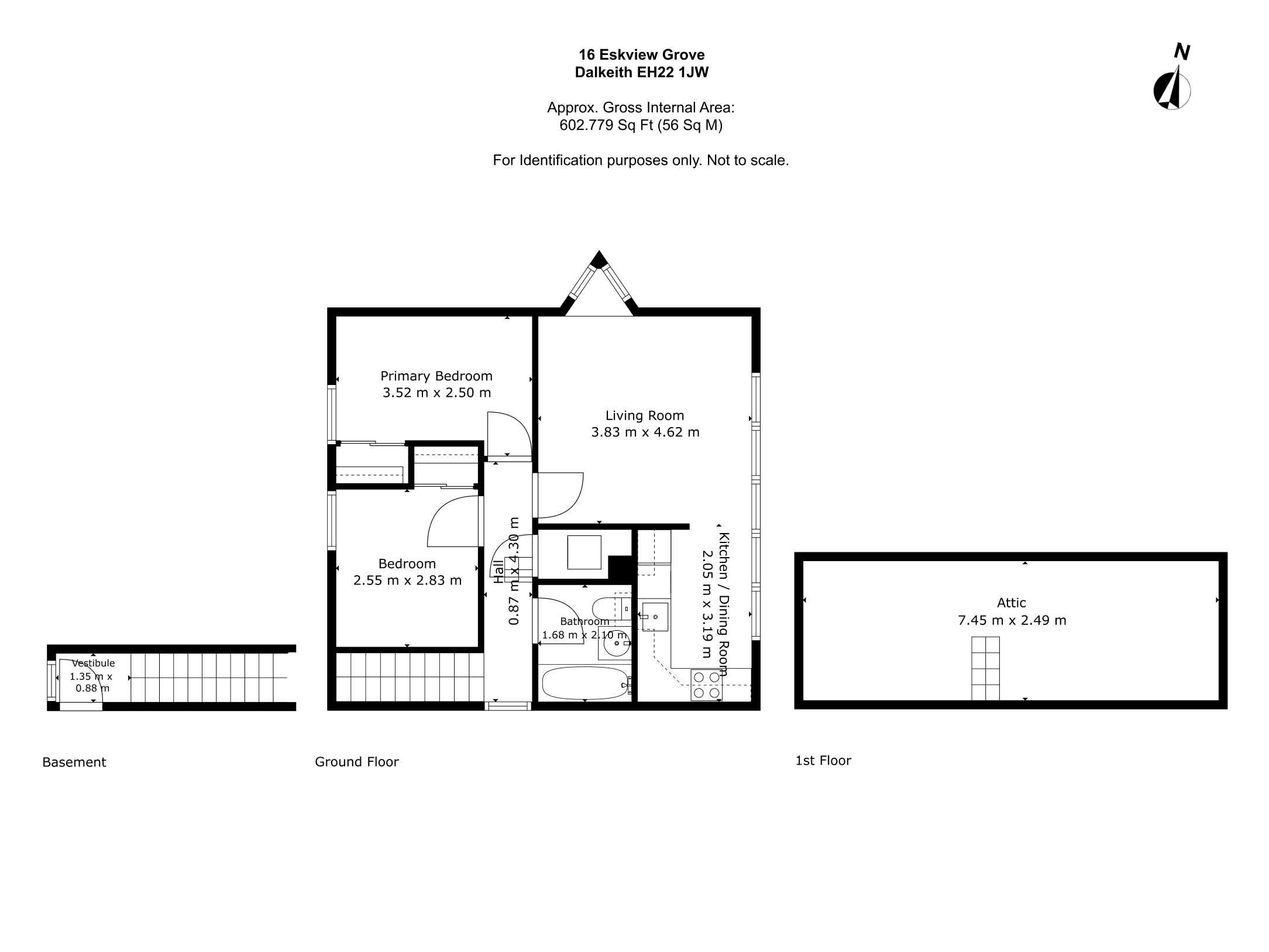 16, Eskview Grove, Dalkeith floorplan