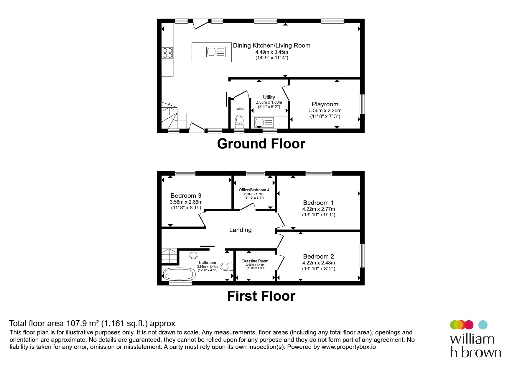 2, Wellthorne Mews, Sheffield floorplan