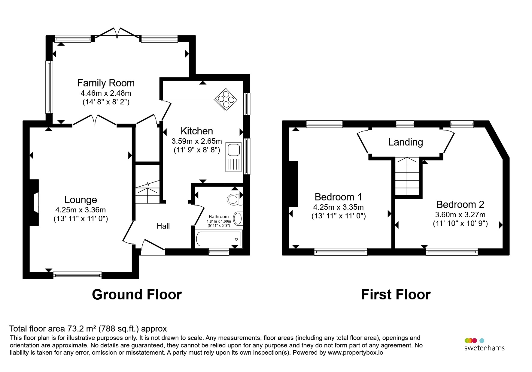 22, Fletcher Grove, NORTHWICH floorplan