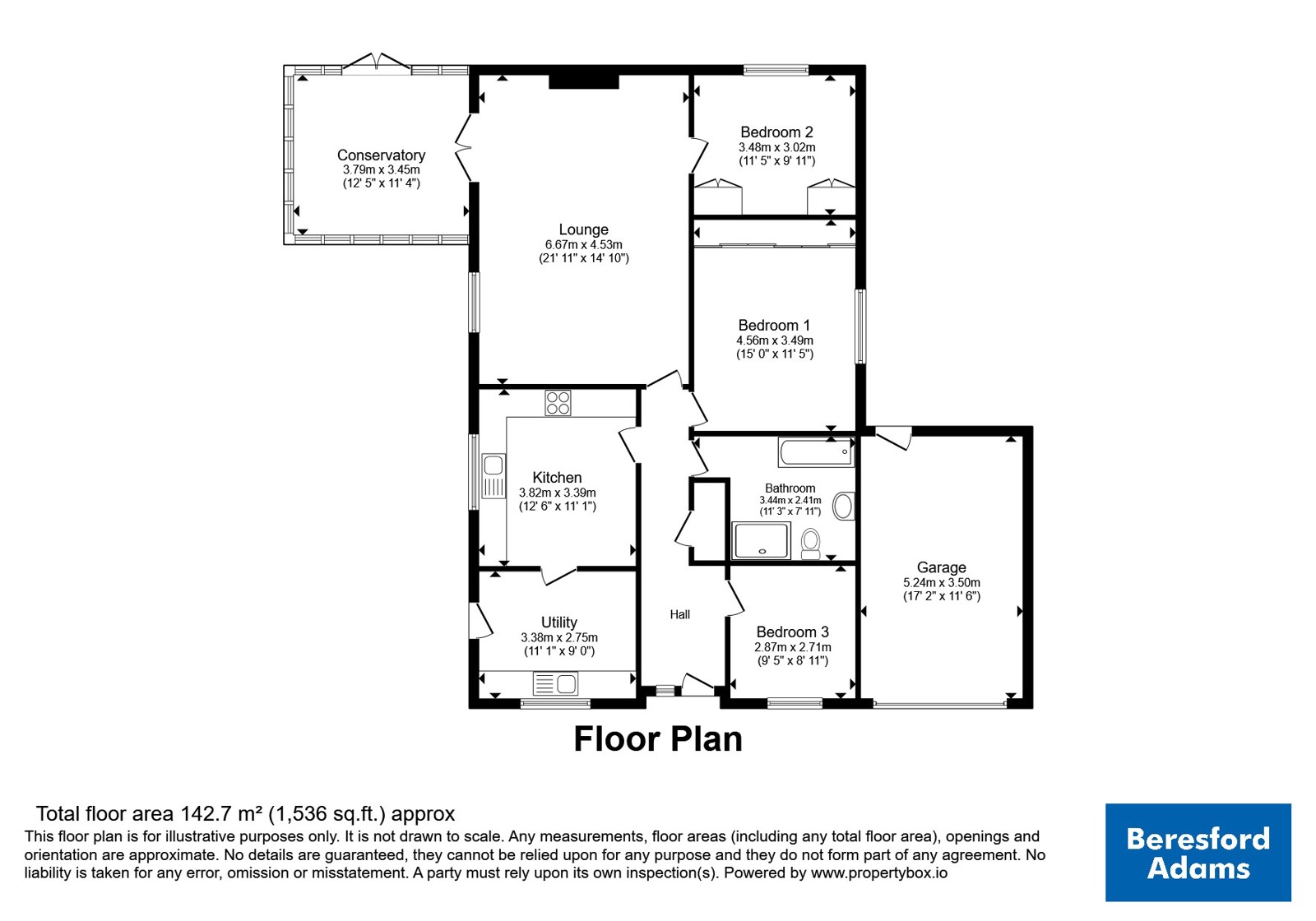 37, Birkdale Avenue, Flintshire floorplan