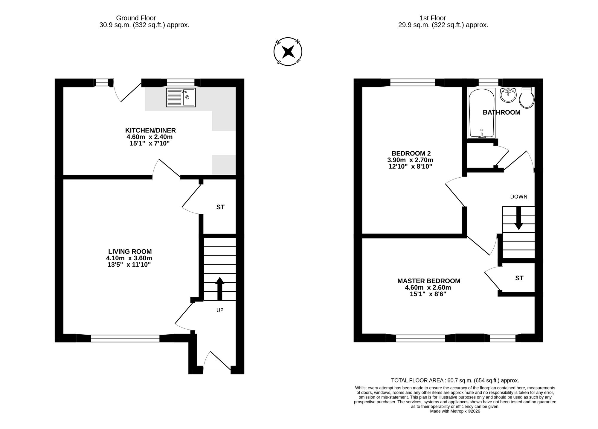 24 Pasture Close, Tarporley floorplan