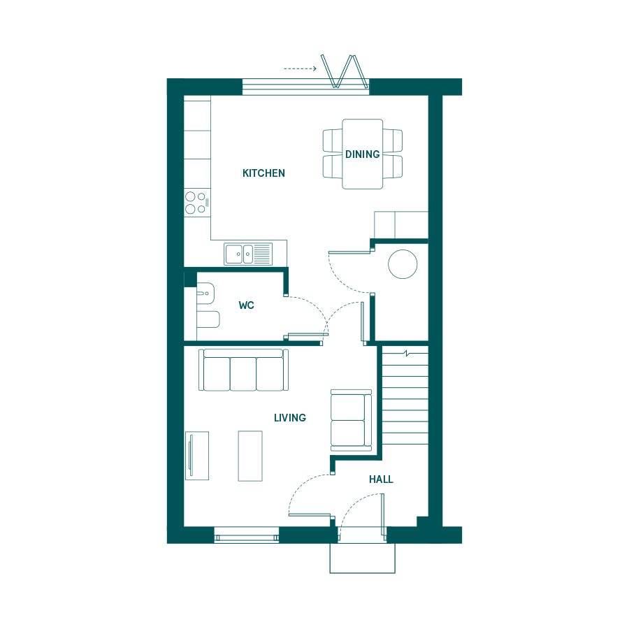 Plot 12, The Meadowfield, The Pastures, Gateforth Lane, Selby floorplan