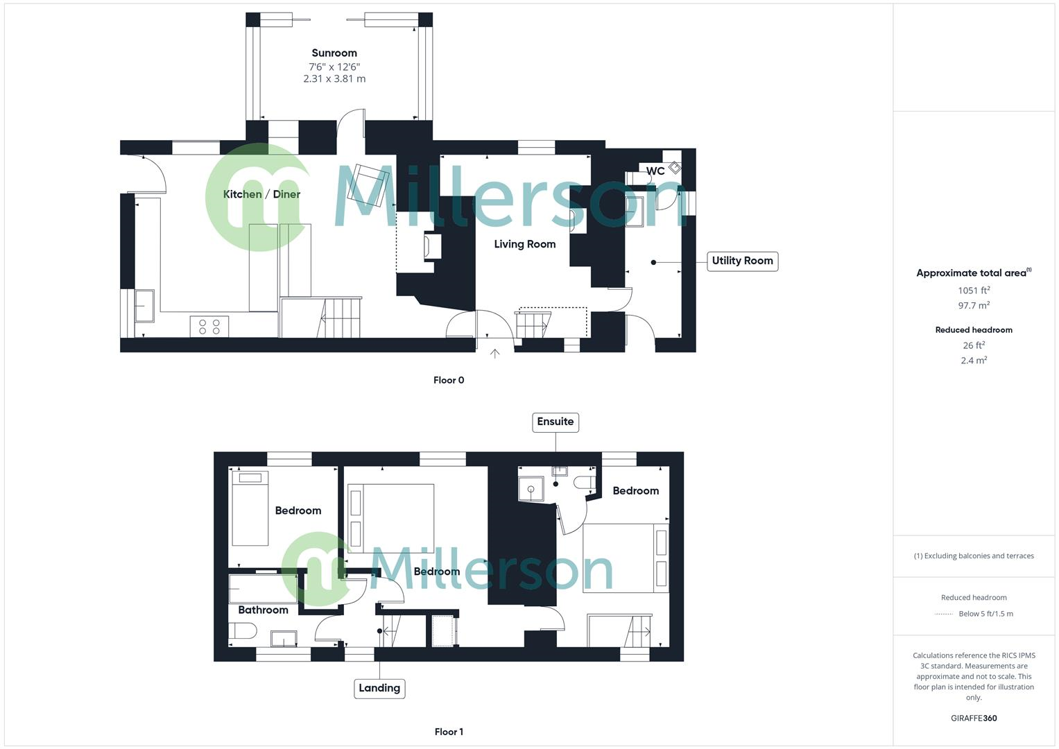 Kirsten, Crown Road, Whitemoor floorplan